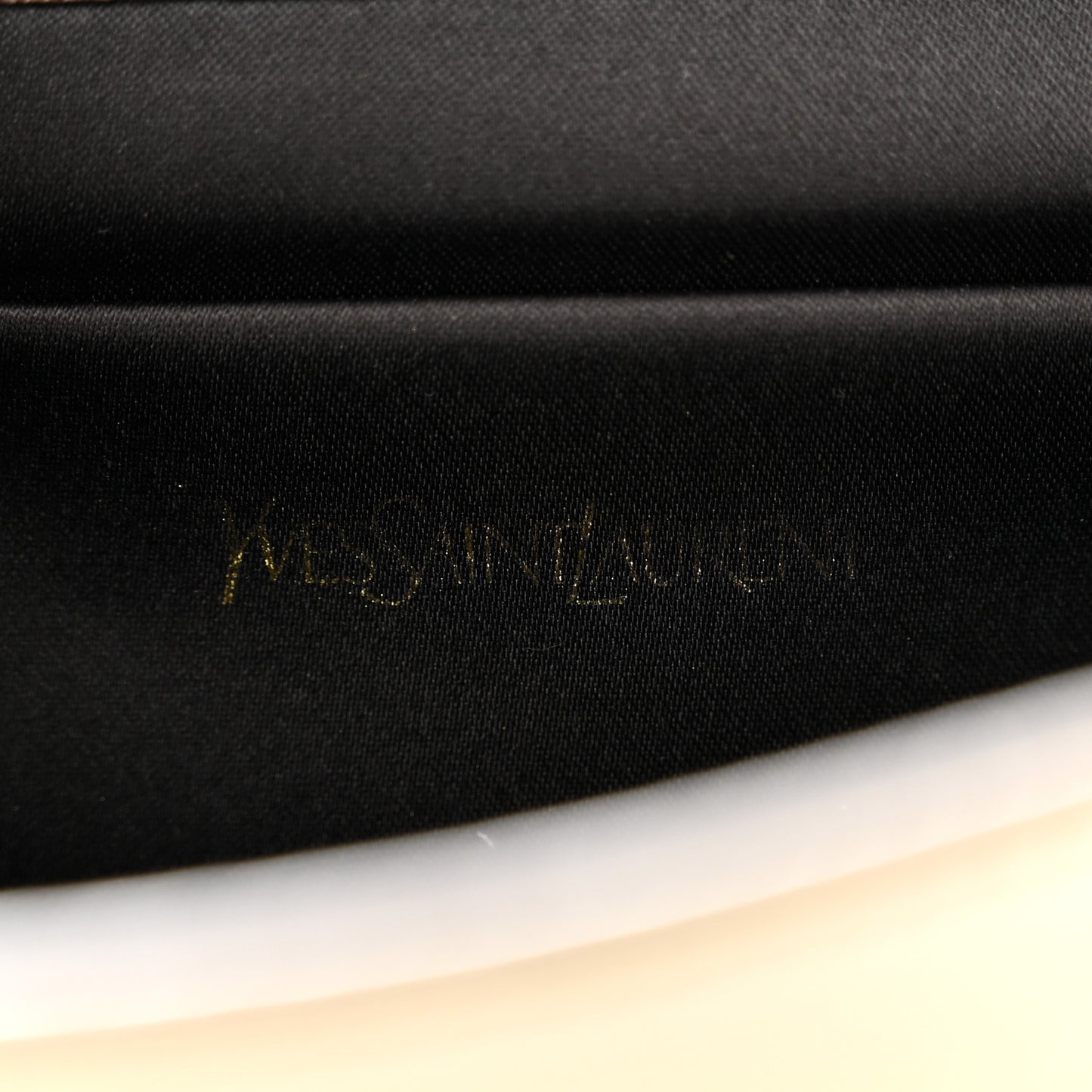 Metallic Calfskin Monogram Large Belle De Jour Clutch Gold