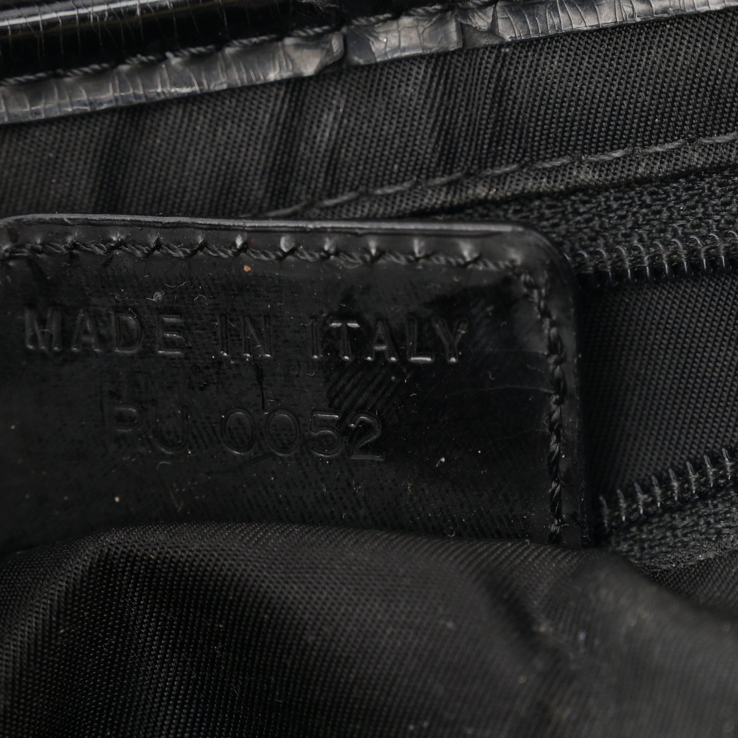 Nylon Saddle bag Black