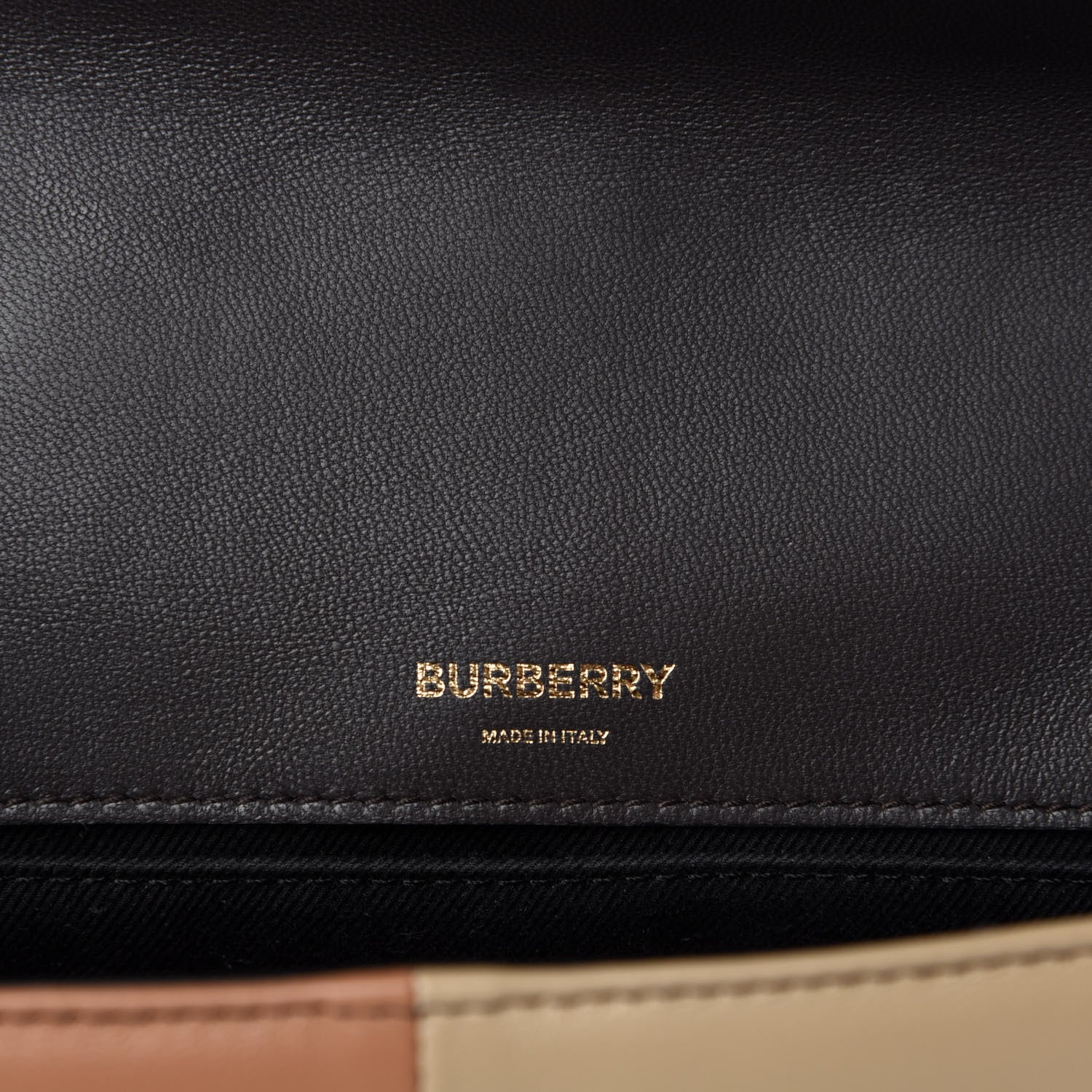 Burberry Lambskin Quilted Small Lola Bag Soft Fawn Dark Moka 8 of 9