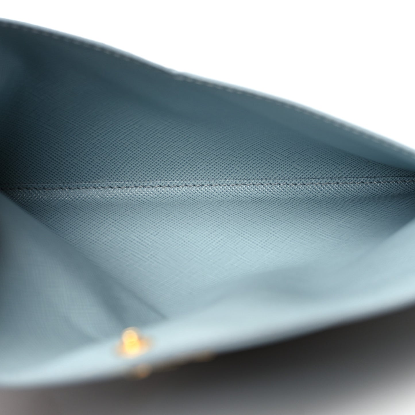 Saffiano Metal Envelope Wallet Cornflower Blue