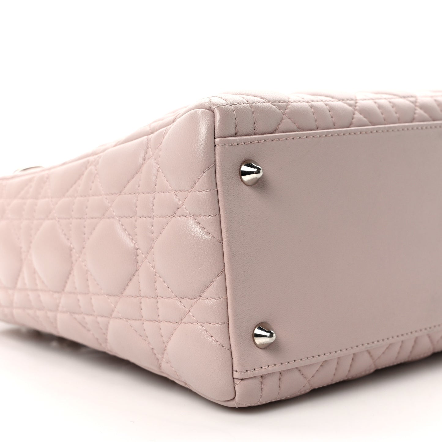 Lambskin Cannage Medium Lady Dior Light Pink