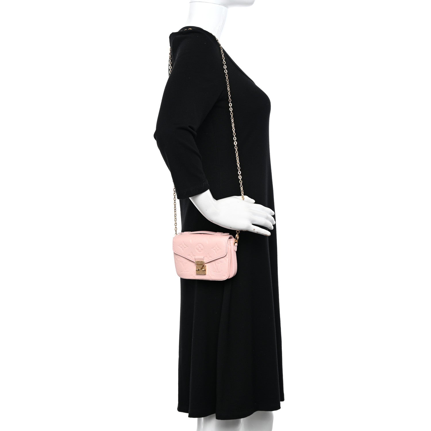 Louis Vuitton Empreinte Micro Metis Rose Pink 3 of 10