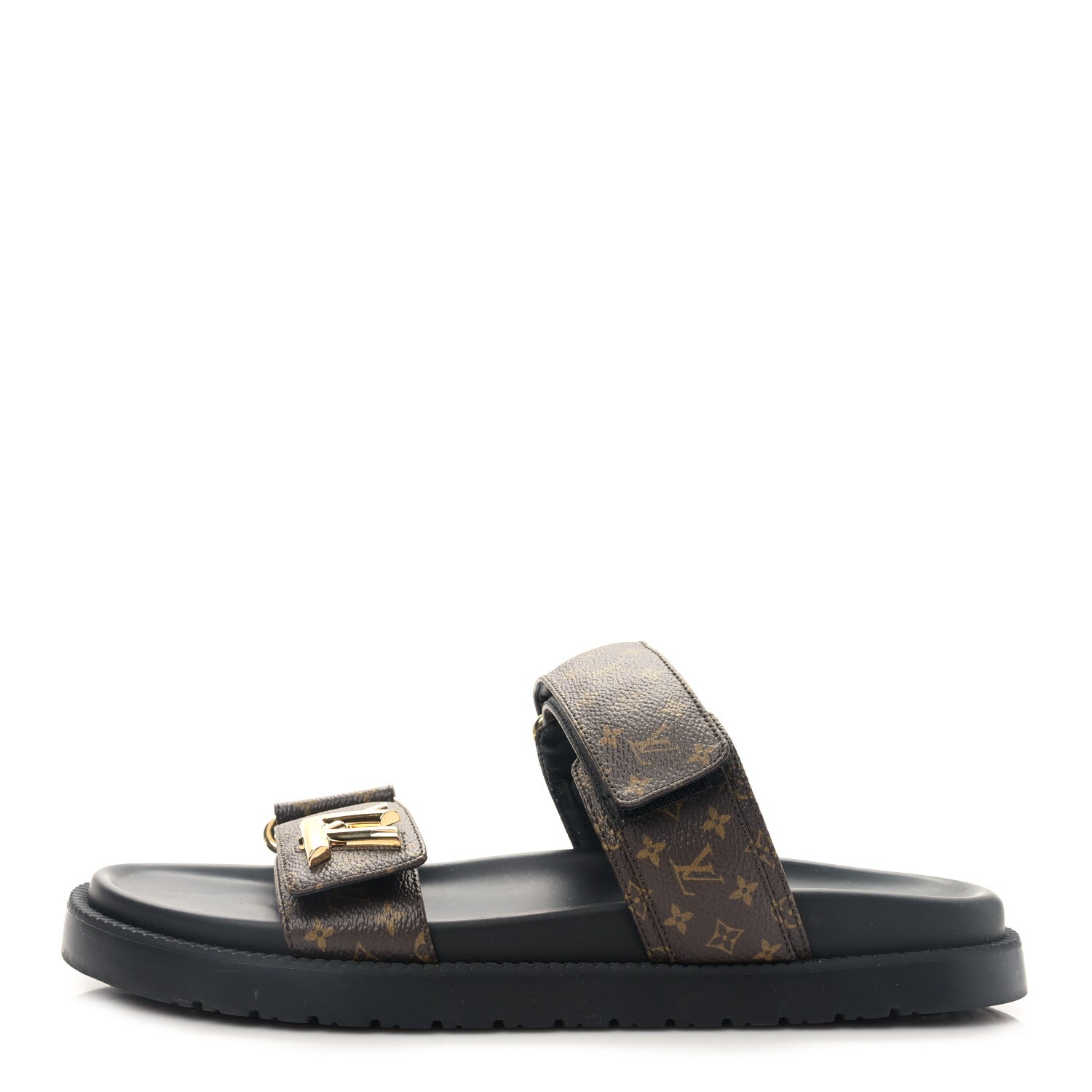 Louis Vuitton Monogram LV Flat Sandals 41 1425245 – FASHIONPHILE