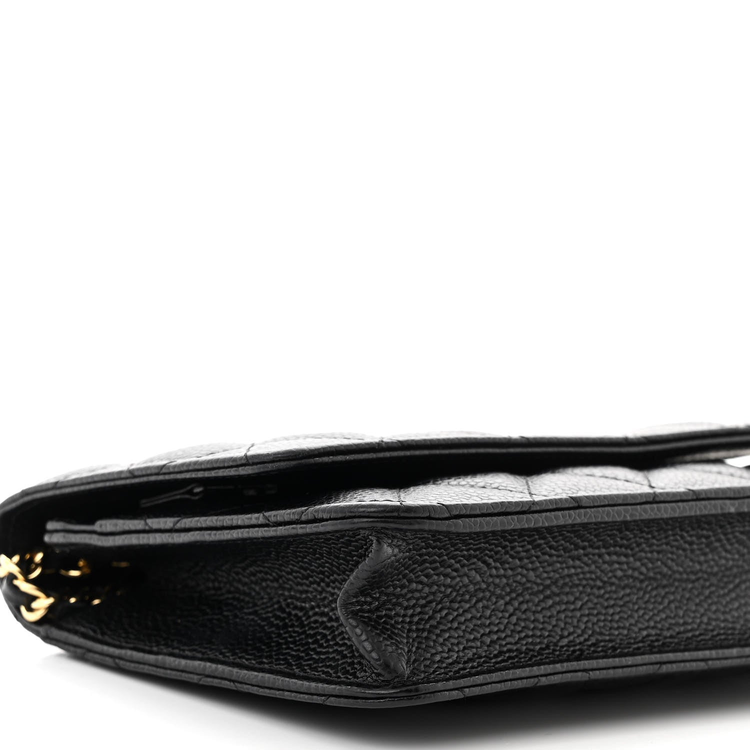 Chanel Caviar Quilted Wallet on Chain WOC Black 10 of 13
