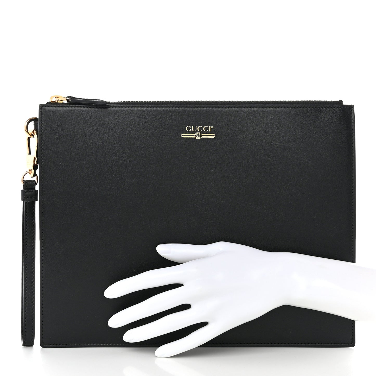 Calfskin Clutch Black