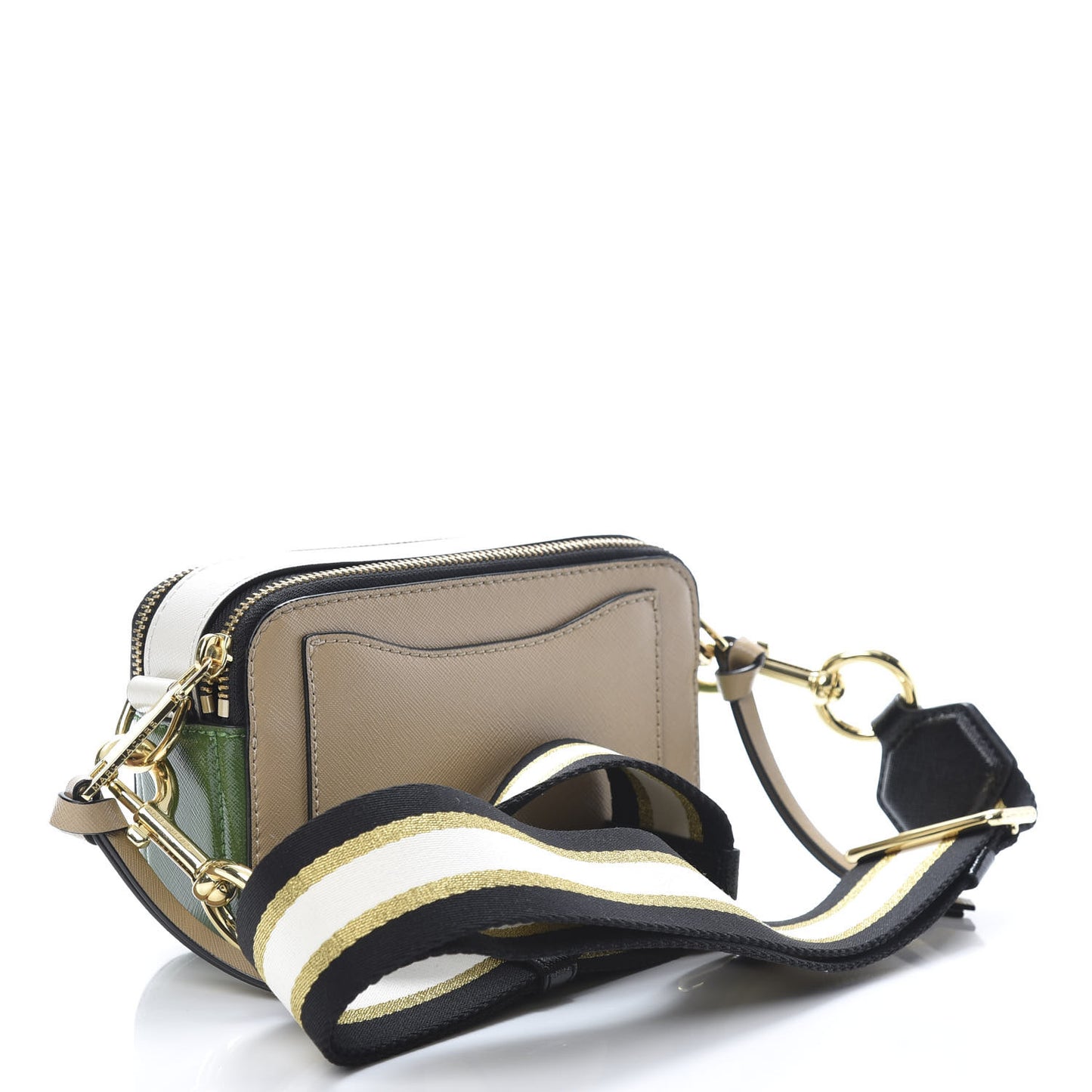 Saffiano Small Snapshot Camera Bag Sandcastle