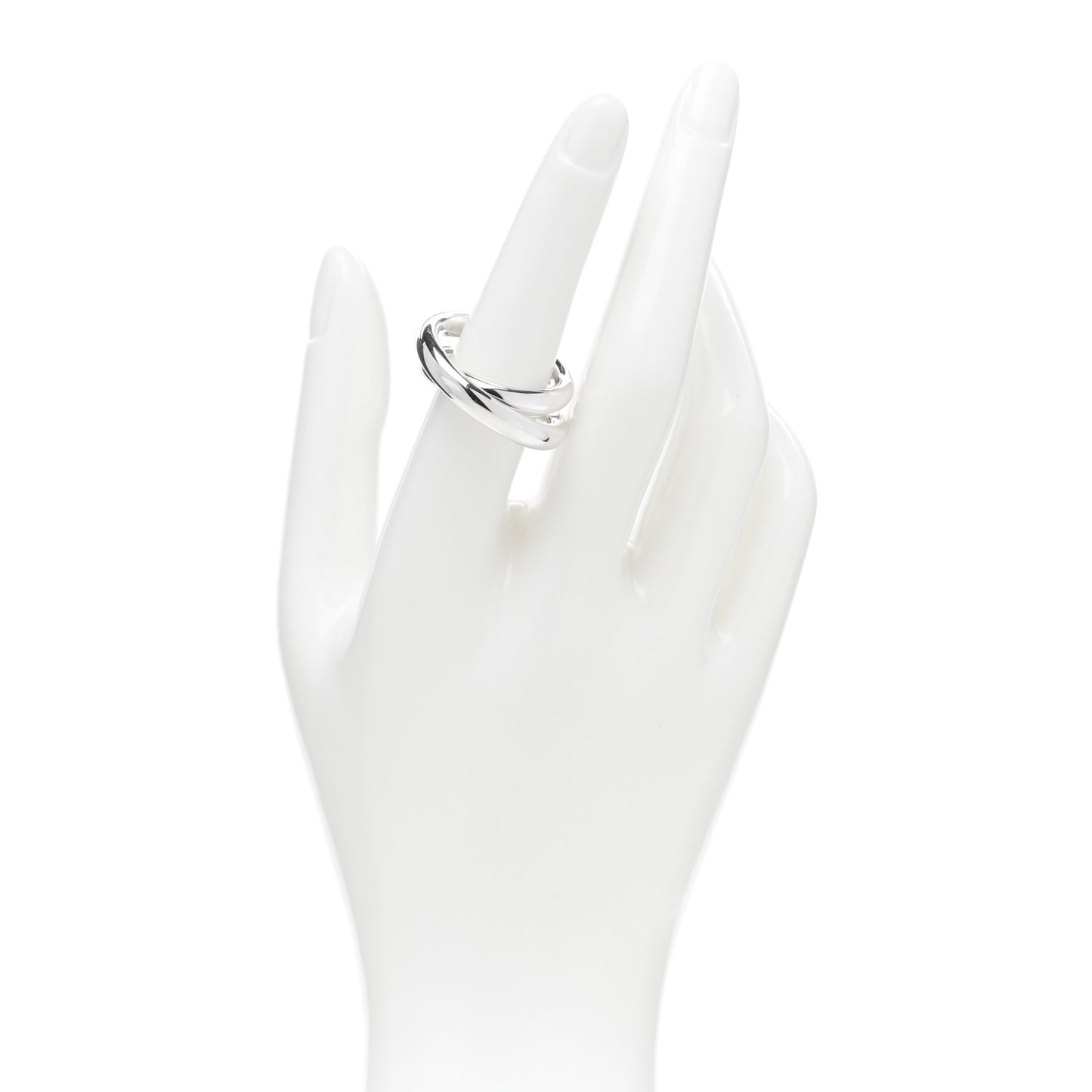 Sterling Silver MM Vertige Ring 54 6.75