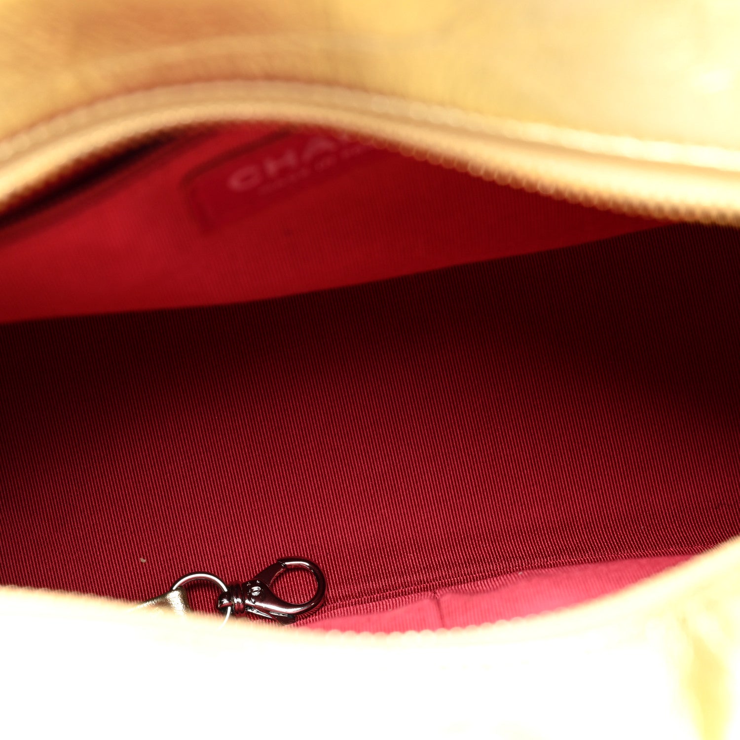 Chanel Metallic Aged Calfskin Quilted Medium Gabrielle Gold 5 of 10