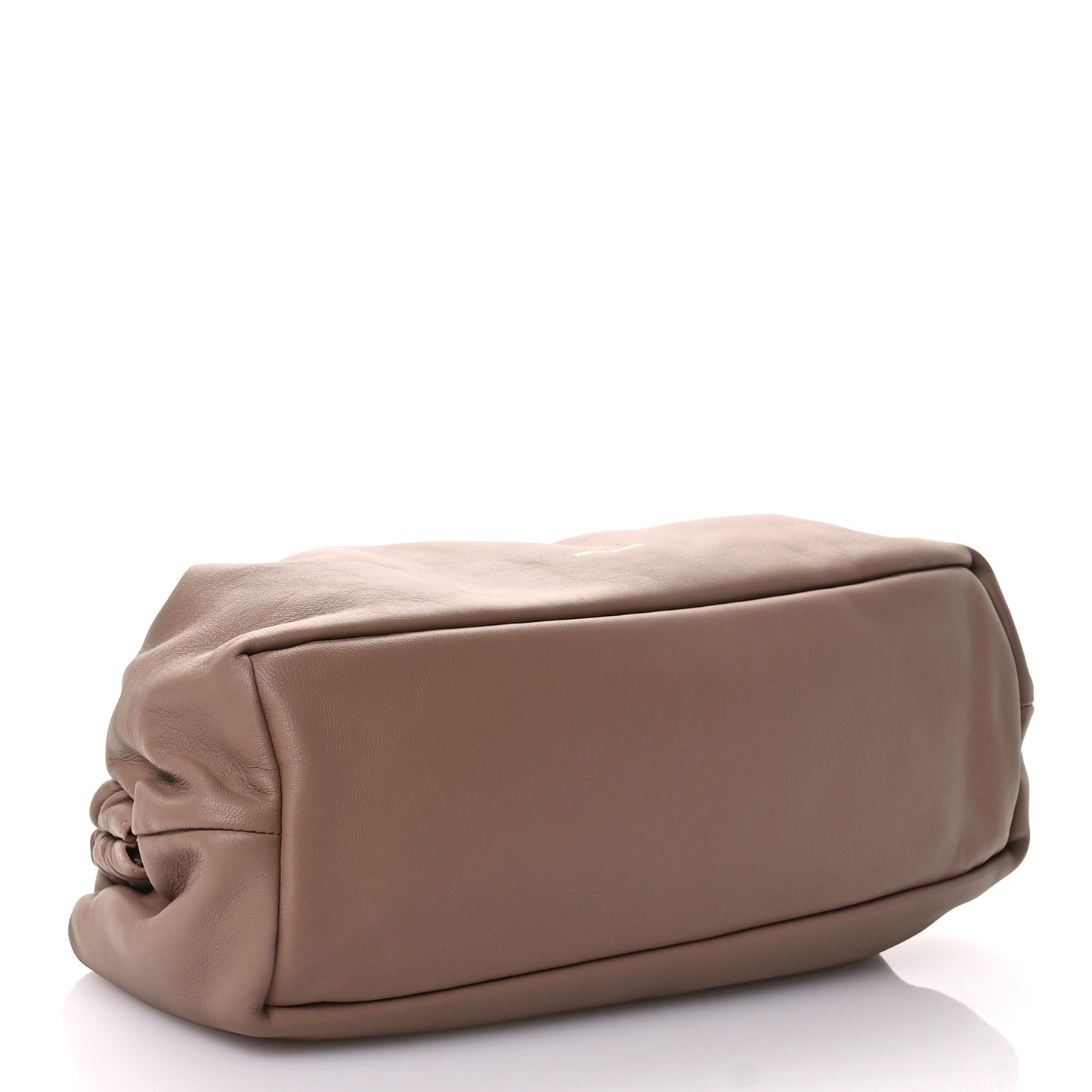 Lambskin Cloud Clutch Biscotto