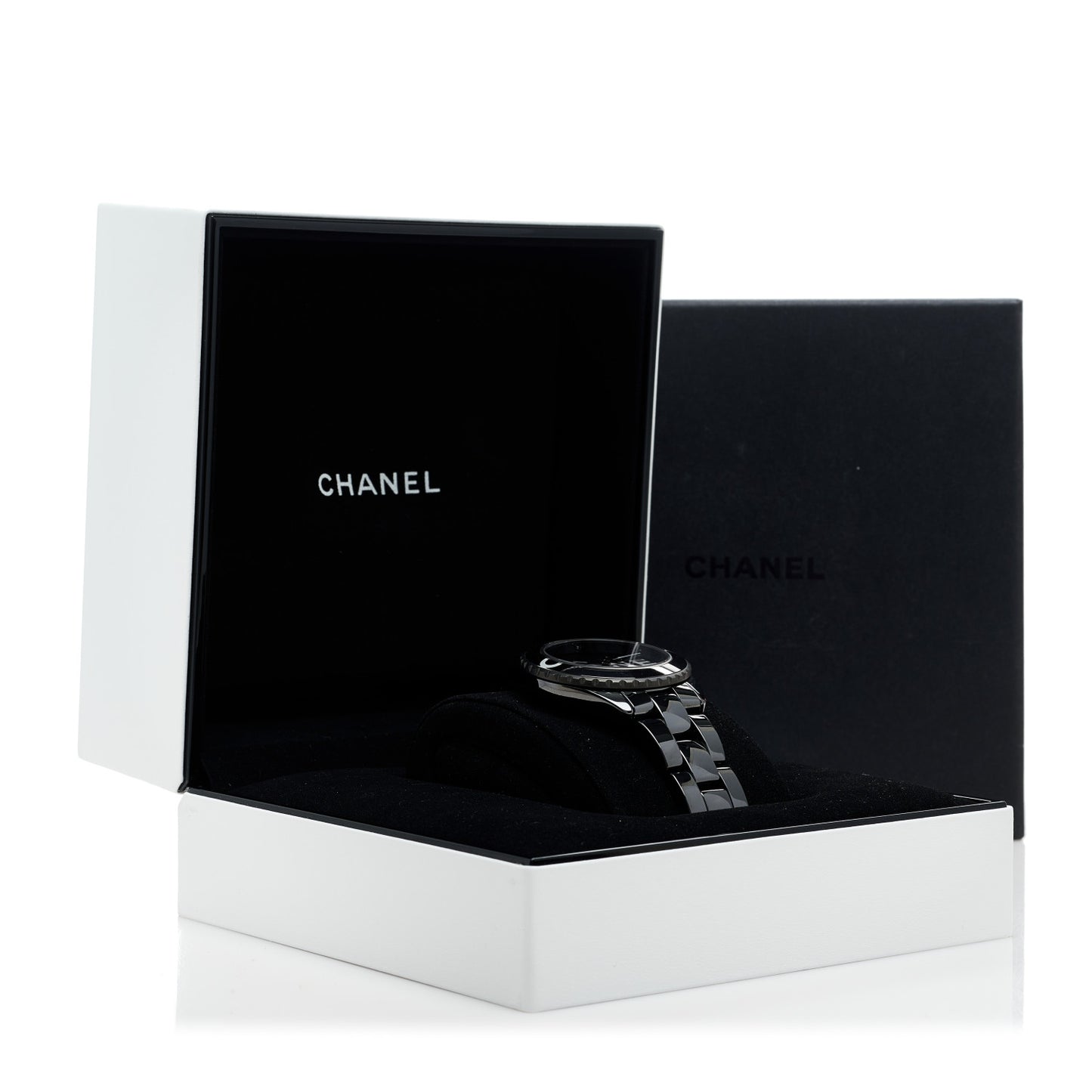 Stainless Steel Ceramic 38mm J12 Wanted de Chanel Automatic Watch Black