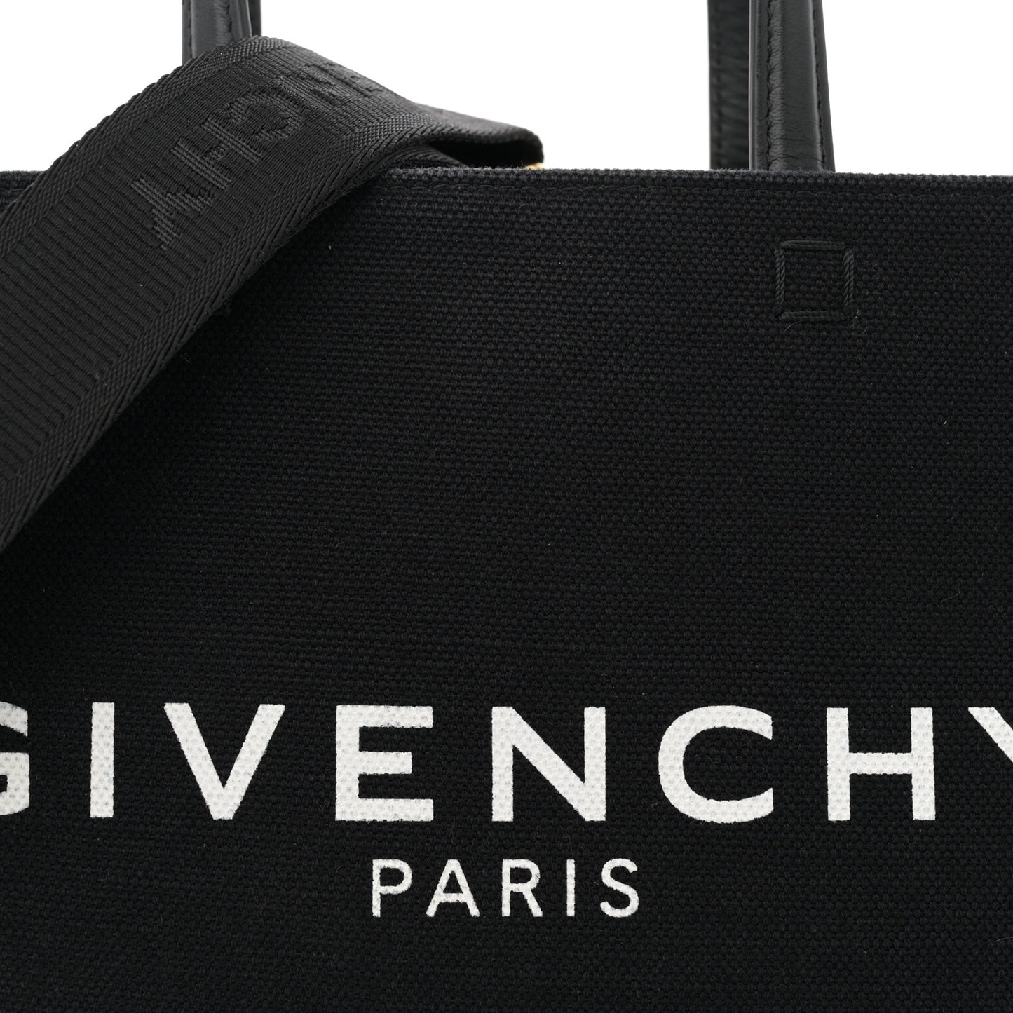 Canvas Small Bond Shopper Tote Black
