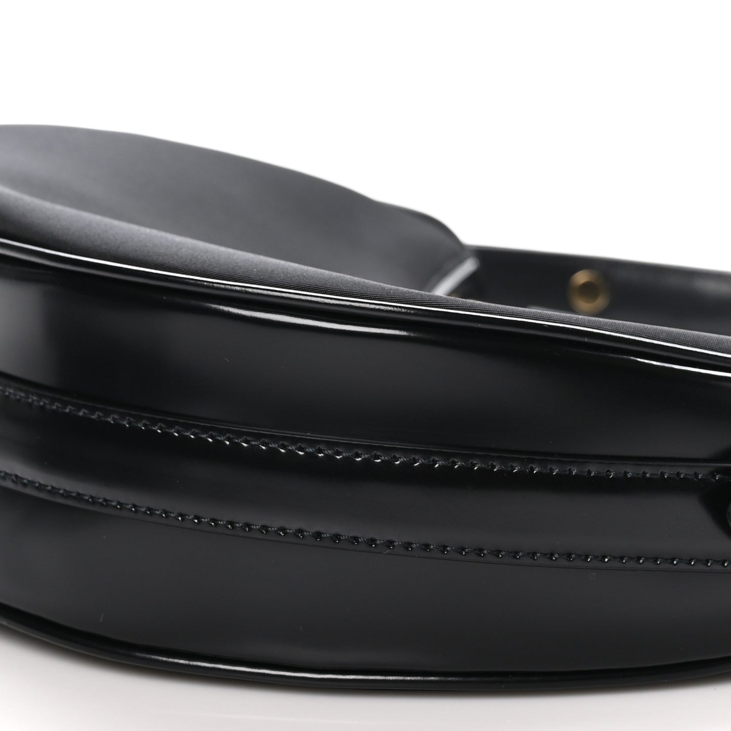 Re-Nylon Spazzolato Arque Shoulder Bag Black