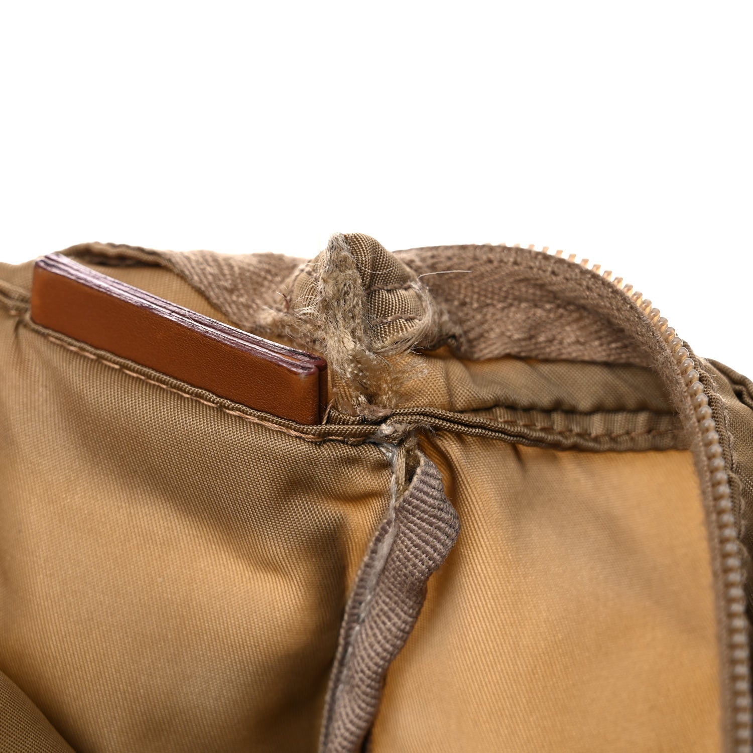 Prada Nylon Vela Flat Messenger Bag Tabacco 14 of 17
