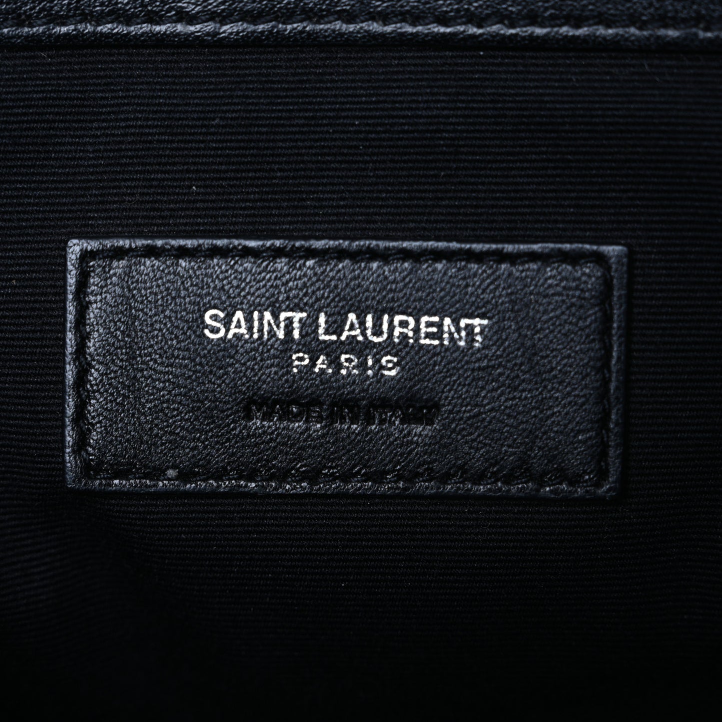 Calfskin Y Quilted Monogram Loulou Document Holder Black