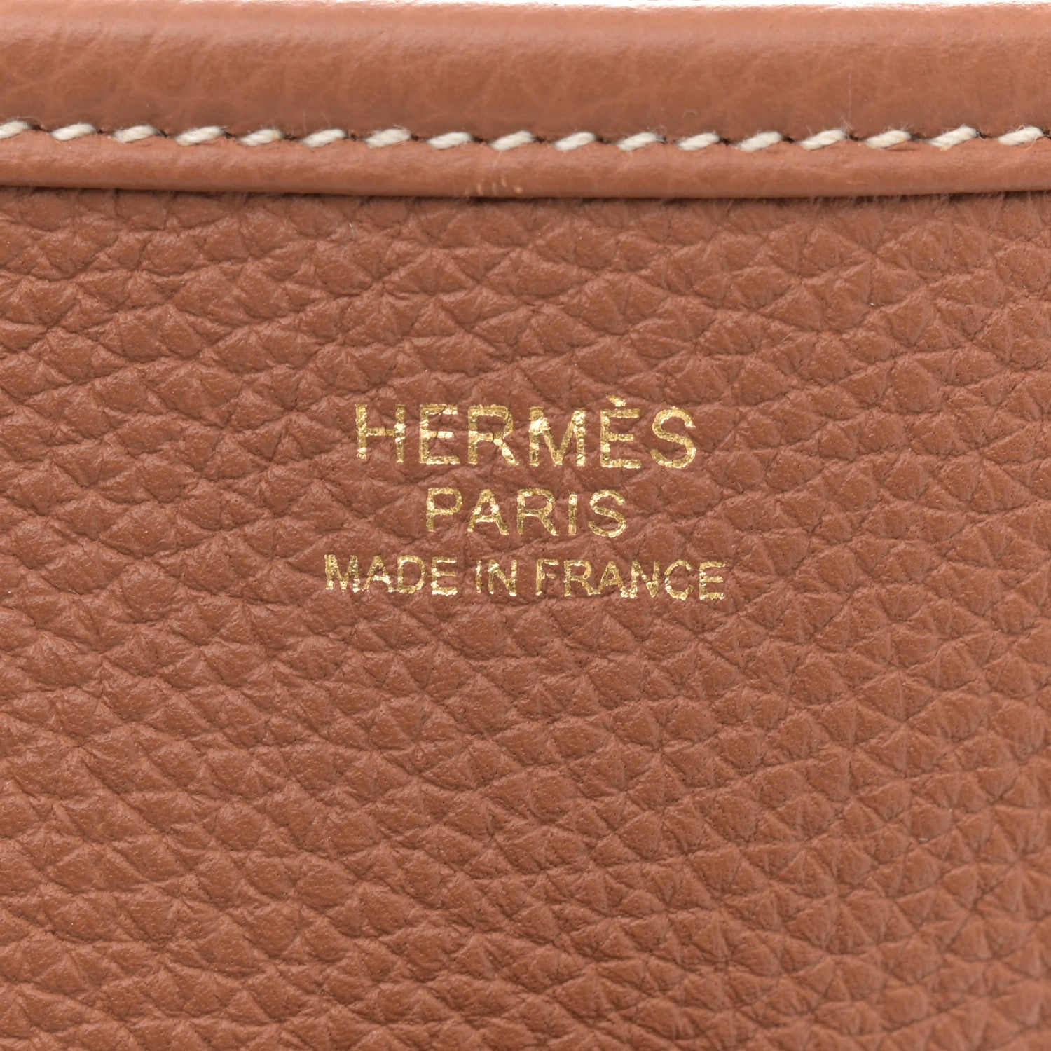 Hermes Taurillon Clemence Evelyne III GM Gold 6 of 12