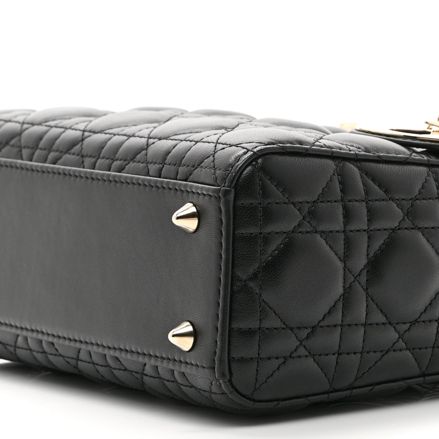 Lambskin Cannage Small My ABCDior Lady Dior Black