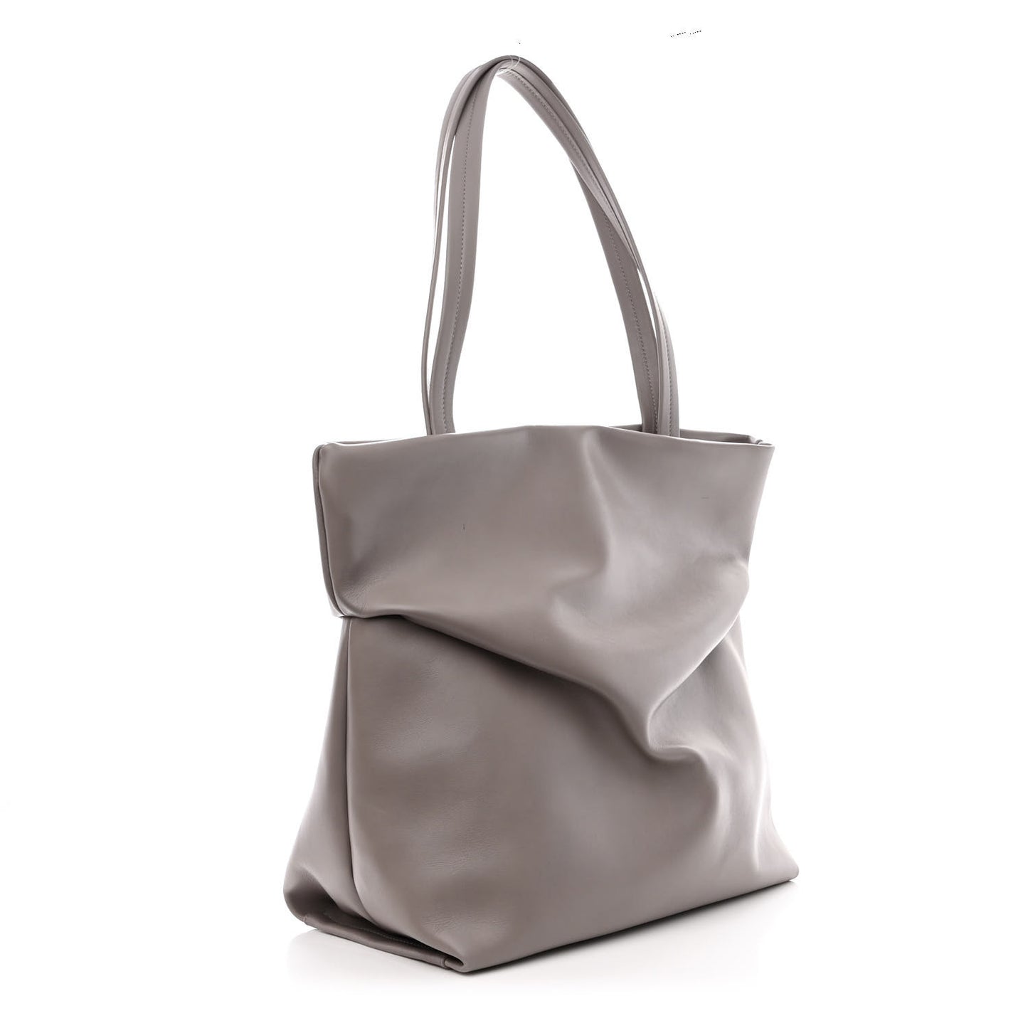 Calfskin Judy East West Tote Cashmere Grey