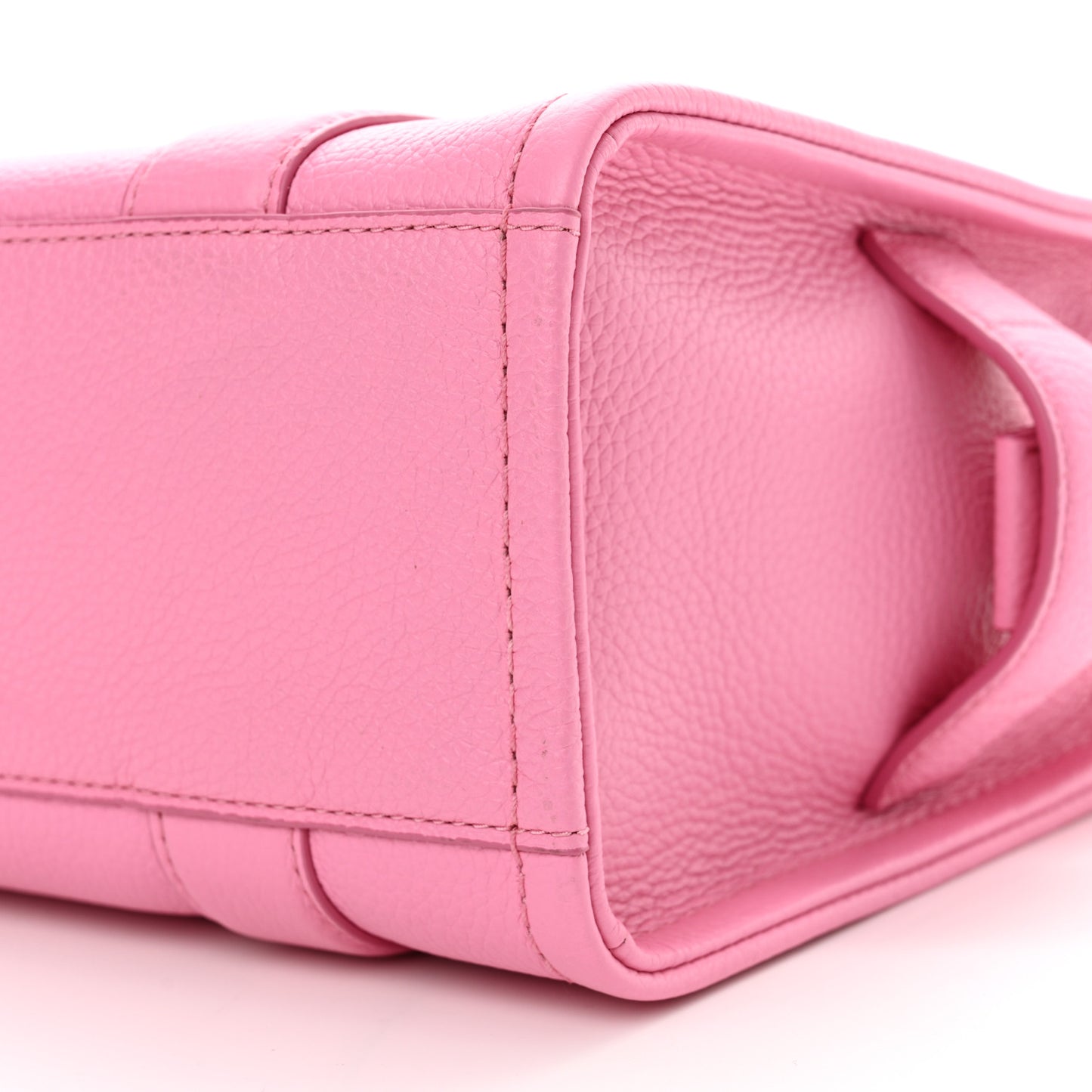 Grained Calfskin Small The Tote Bag Candy Pink