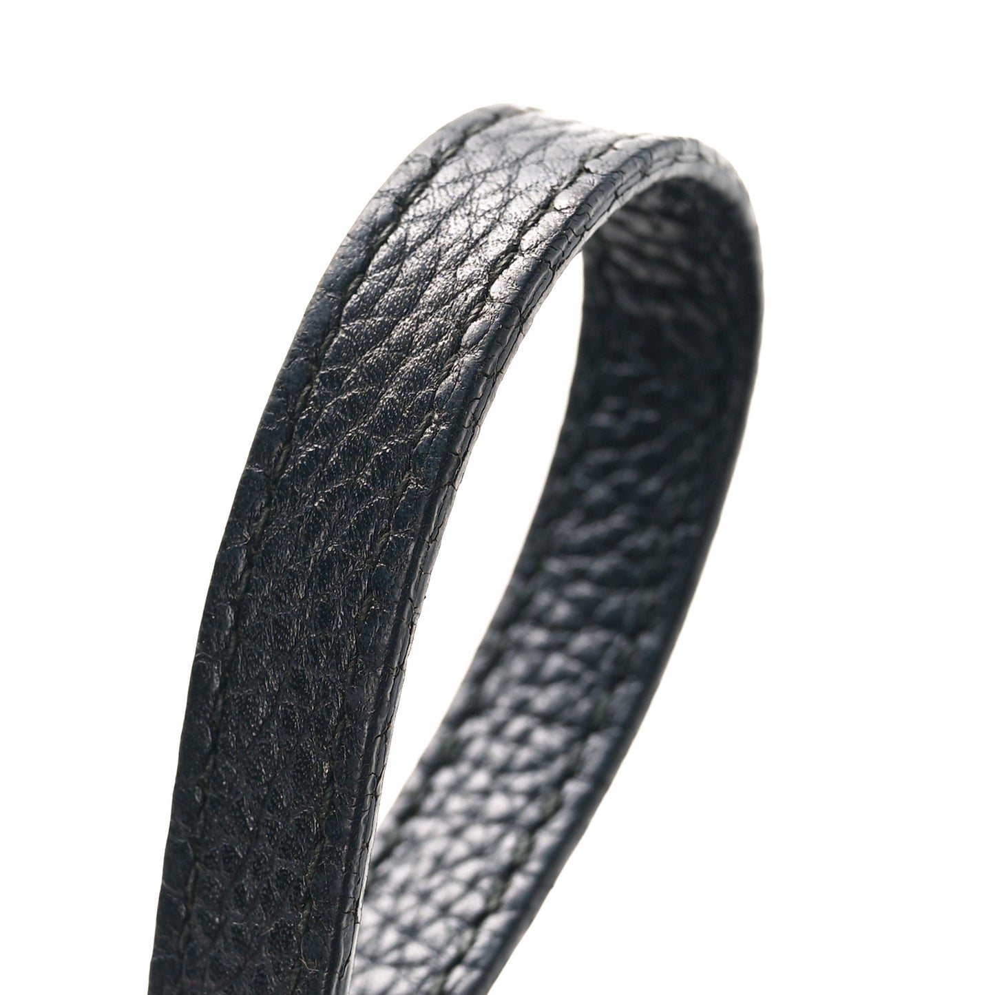 Pebbled Calfskin Small Soho Disco Bag Black