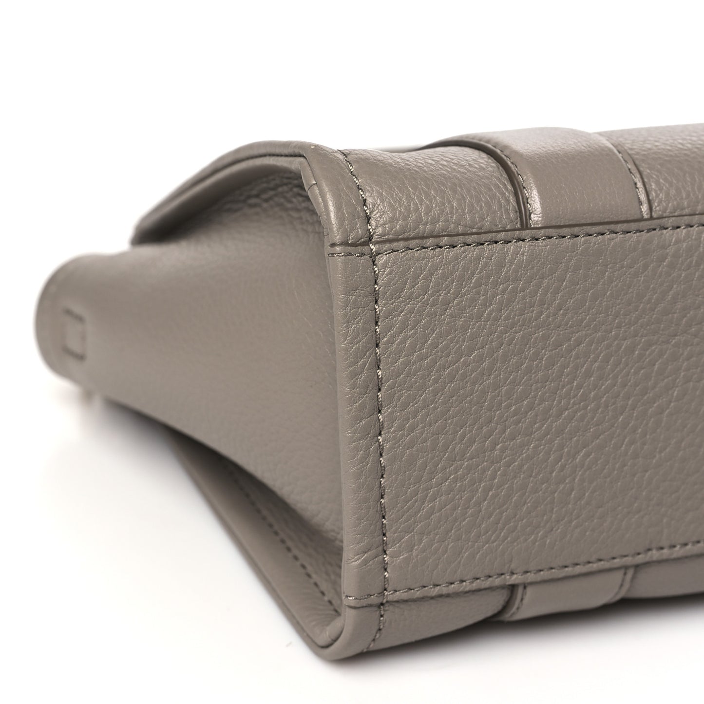 Grained Calfskin Small The Tote Bag Cement