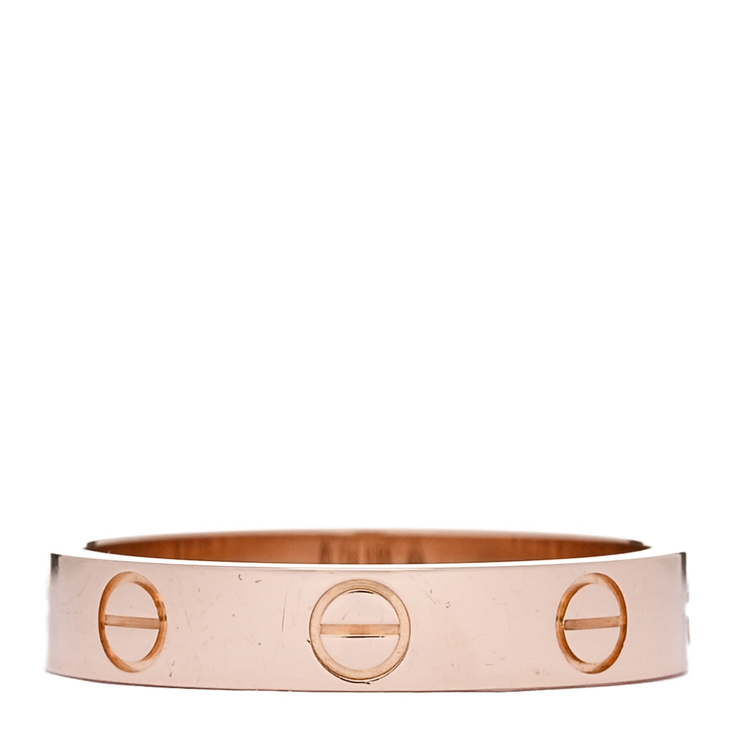 18K Pink Gold 3.5mm LOVE Wedding Band Ring 52 6