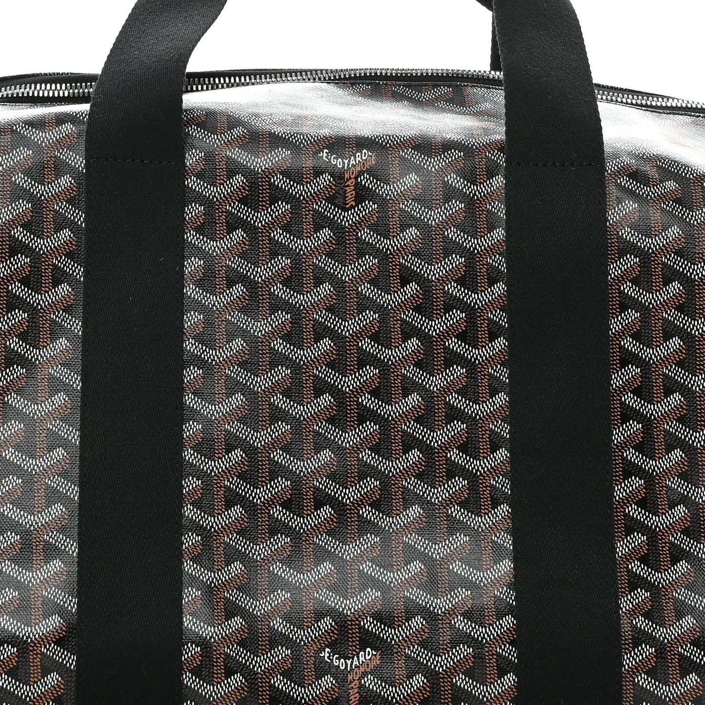 Goyardine Voltigeur MM Pet Carrier Black