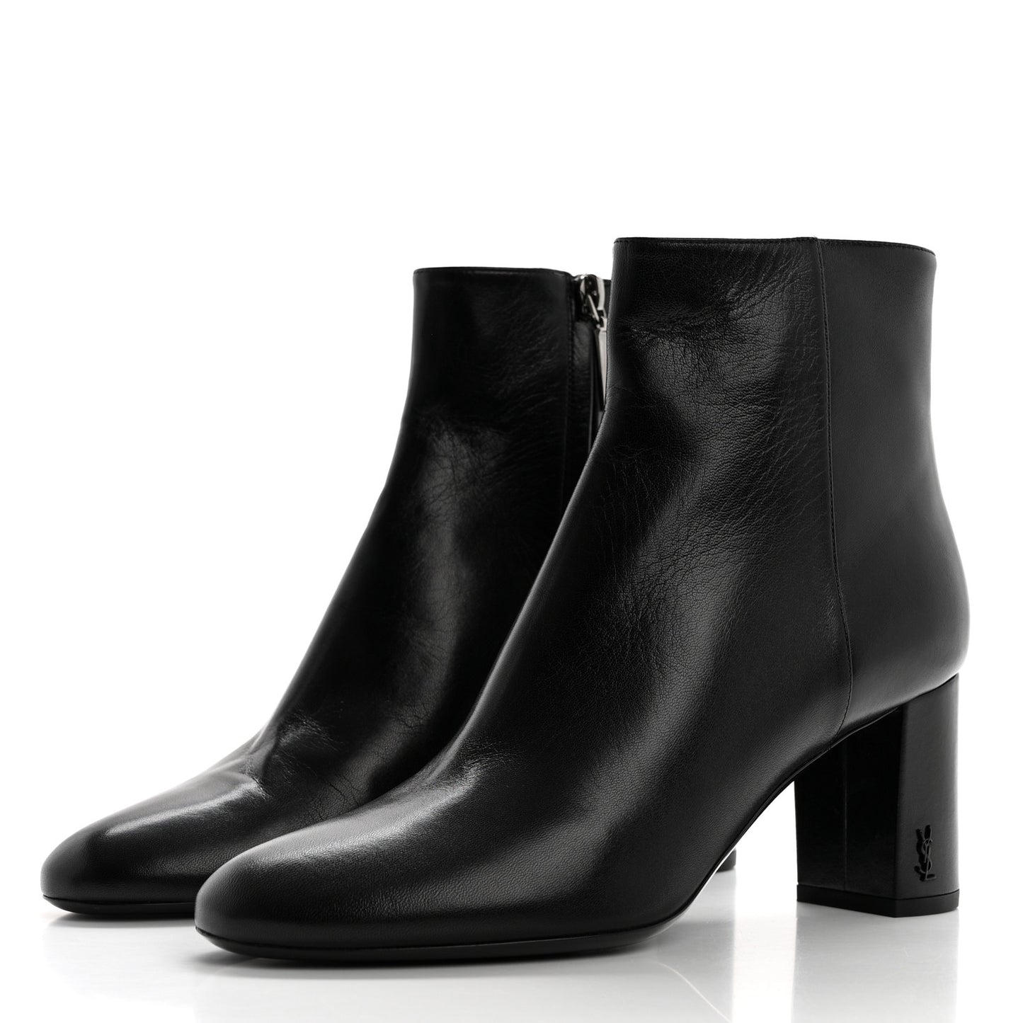 Nappa Vendome Loulou Ankle Zip Boot 39 Black 39 Black