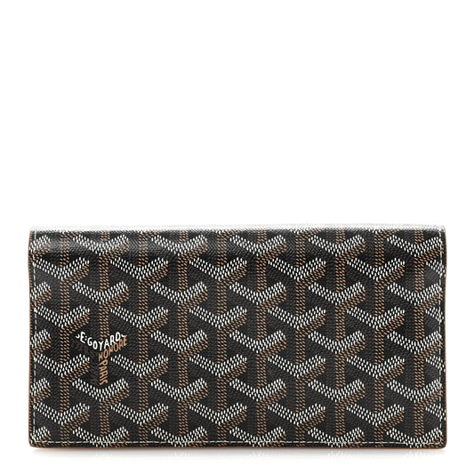 Goyardine Saint-Lambert Wallet Black Gold