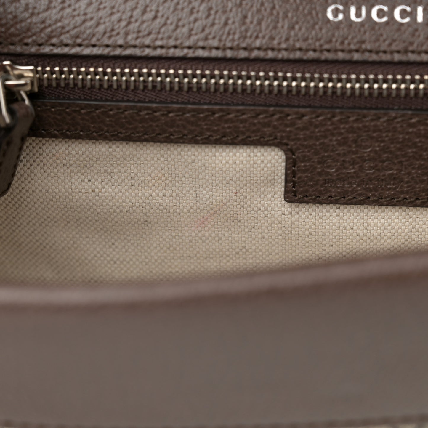 GG Supreme Web Monogram Textured Dollar Calfskin Dionysus Small Shoulder Bag Beige Ebony New Acero