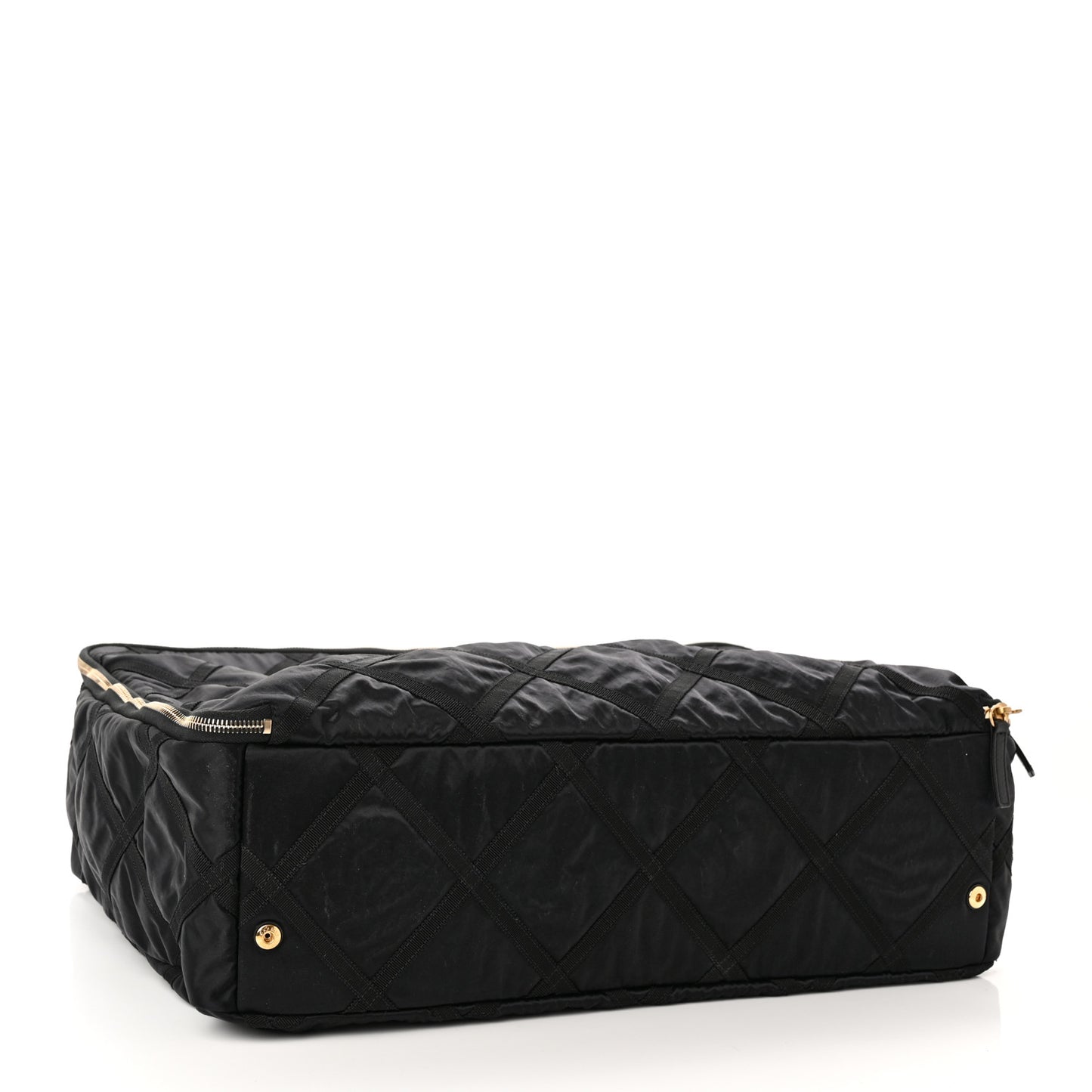 Nylon Grosgrain Large Lifestyle Travel Black