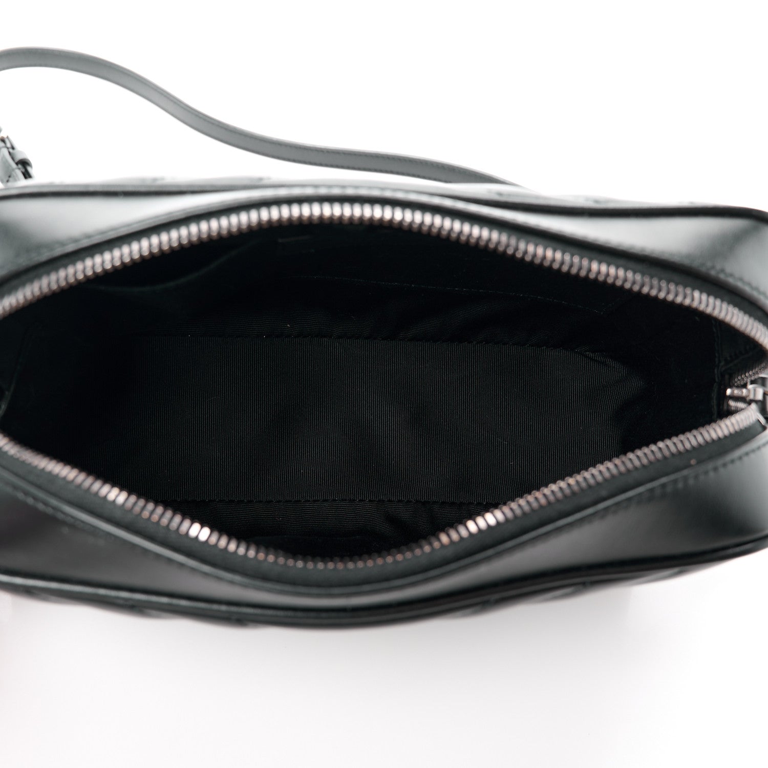 Saint Laurent Calfskin Matelasse Monogram Lou Camera Bag Black 5 of 11