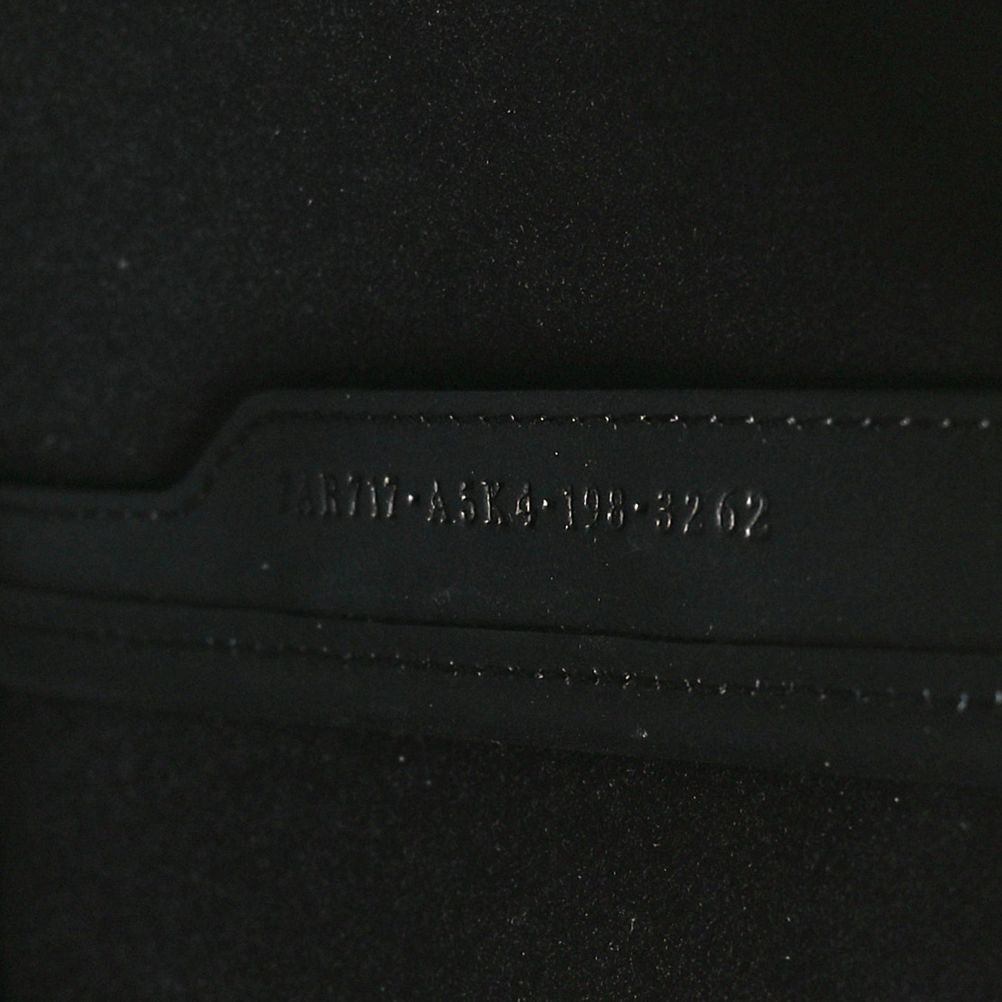 Glazed Fabric Vitello Century FF 1974 Stamp Patch Mini Peekaboo Defender Cover Mogano Panna Black