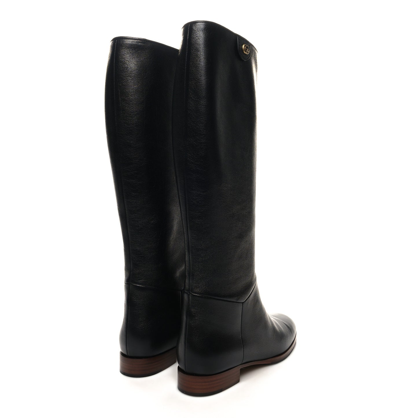 Calfskin Piuma Lux Energy High Boots 39.5 Black