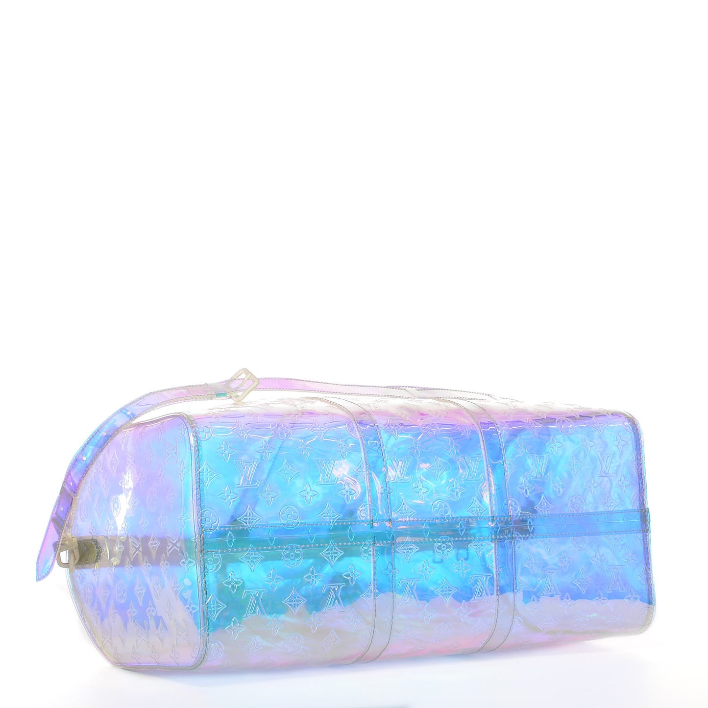 PVC Monogram Keepall Bandouliere 50 Iridescent Prism