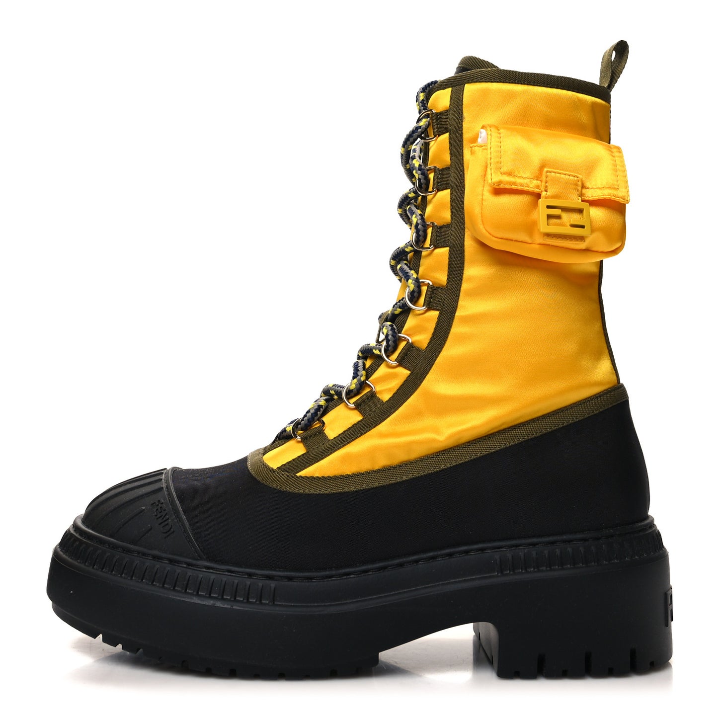 Nylon Baguette Domino 50mm Biker Boots 37 Mimosa Black