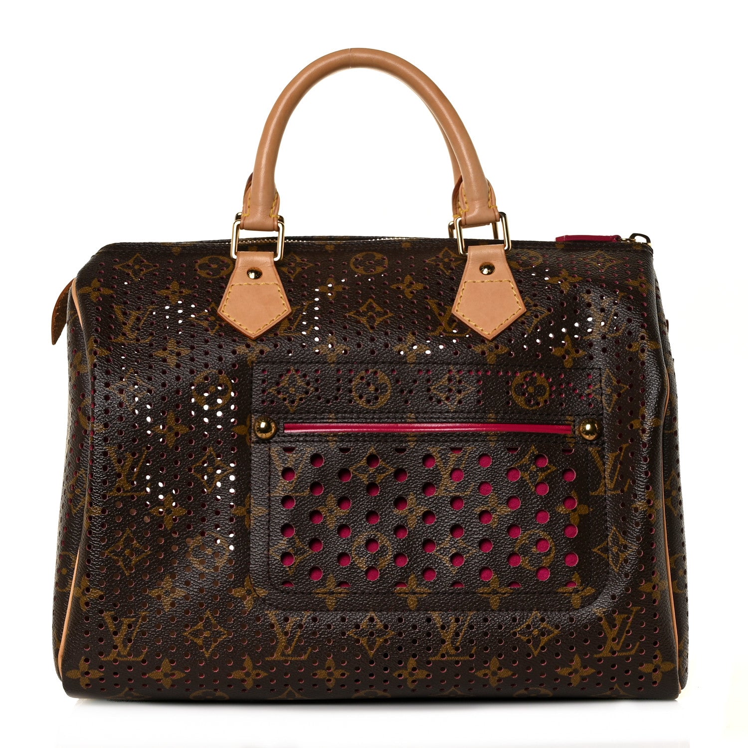 バッグ LOUIS VUITTON Monogram Perforated Speedy Louis Vuitton Limited Edition Green Monogram Perforated Speedy 30