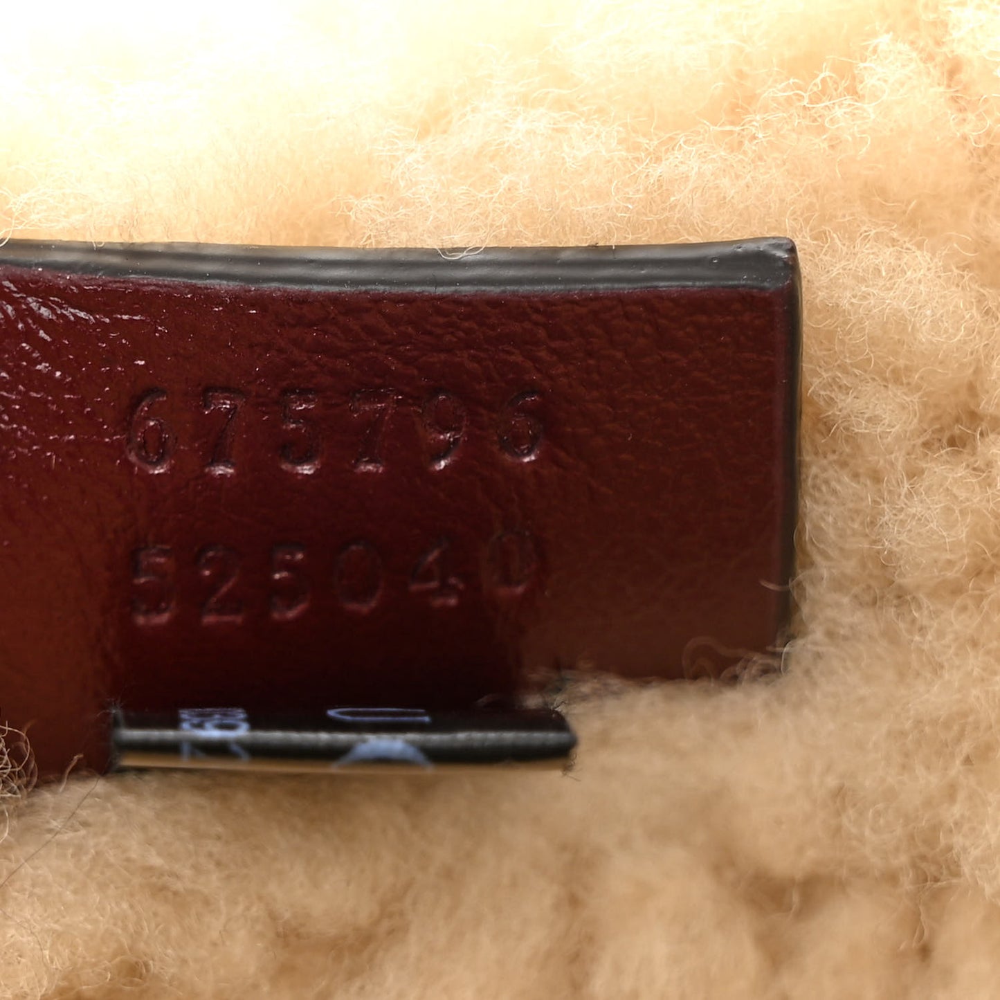 Azalea Calfskin Matelasse Diagonal Shearling Medium GG Marmont Shoulder Tote Bordeaux Sand Desert