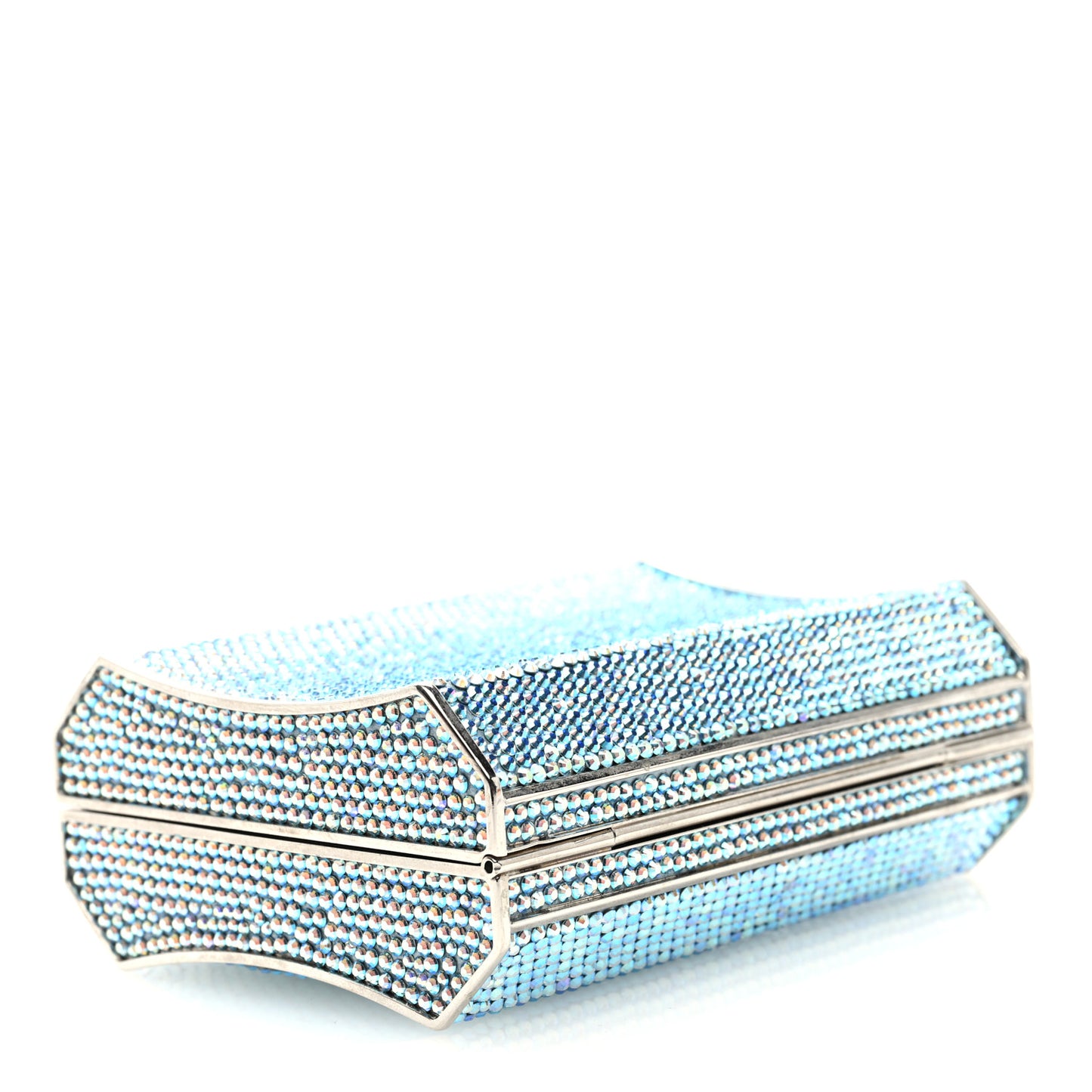 Swarovski Crystal Minaudiere Clutch Blue