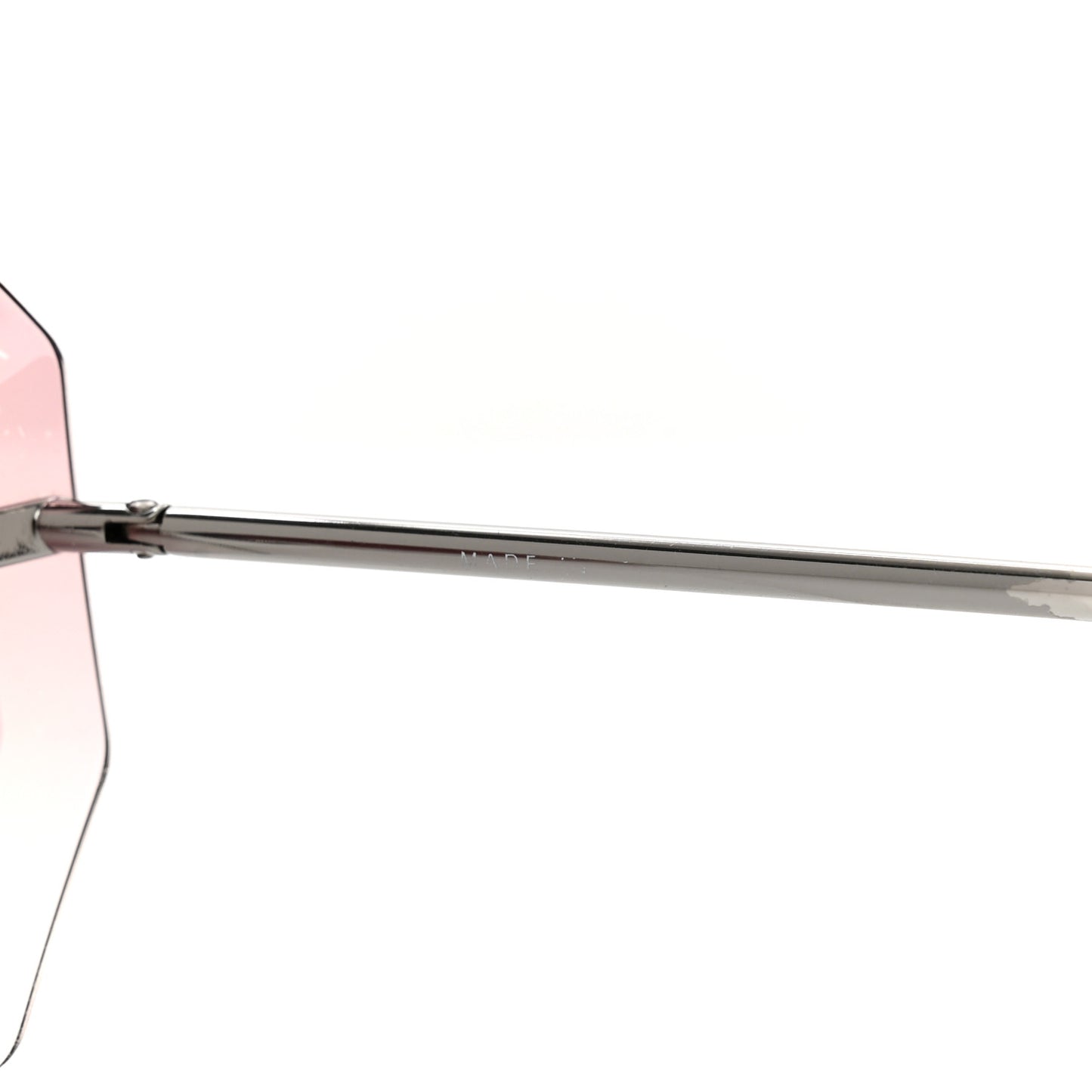 Metal Spring Round Sunglasses 4220 Pink