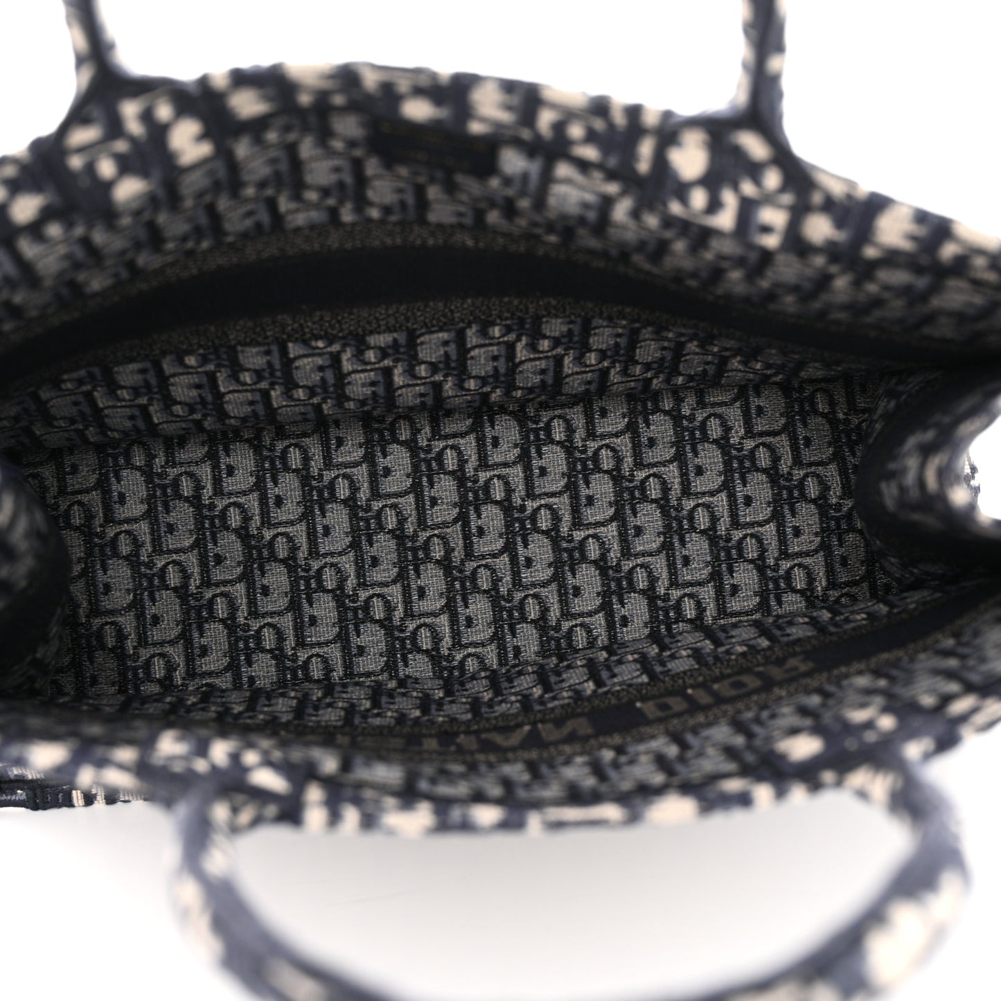 Oblique Large Book Tote Blue Multicolor