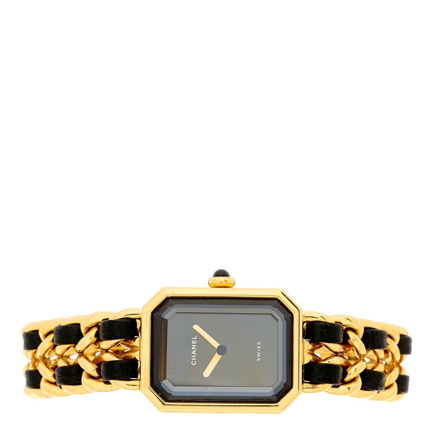Stainless Steel Lambskin 20mm Chain Premiere Quartz Watch Gold L