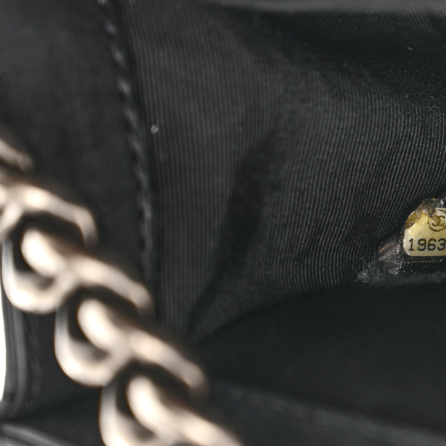Chanel Calfskin Quilted Embellished Metal Small Boy Flap Black 7 of 15