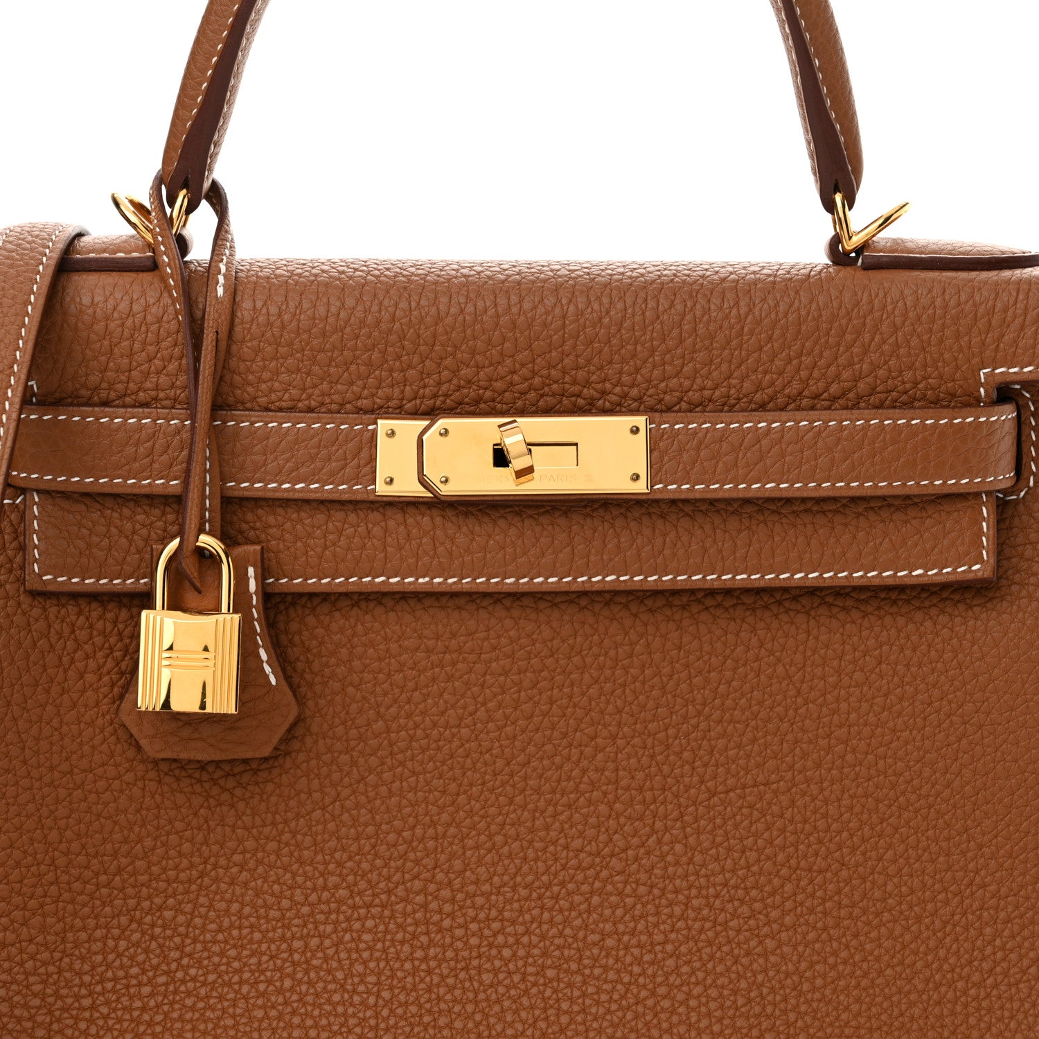 Hermes Togo Kelly Retourne 28 Gold 8 of 12