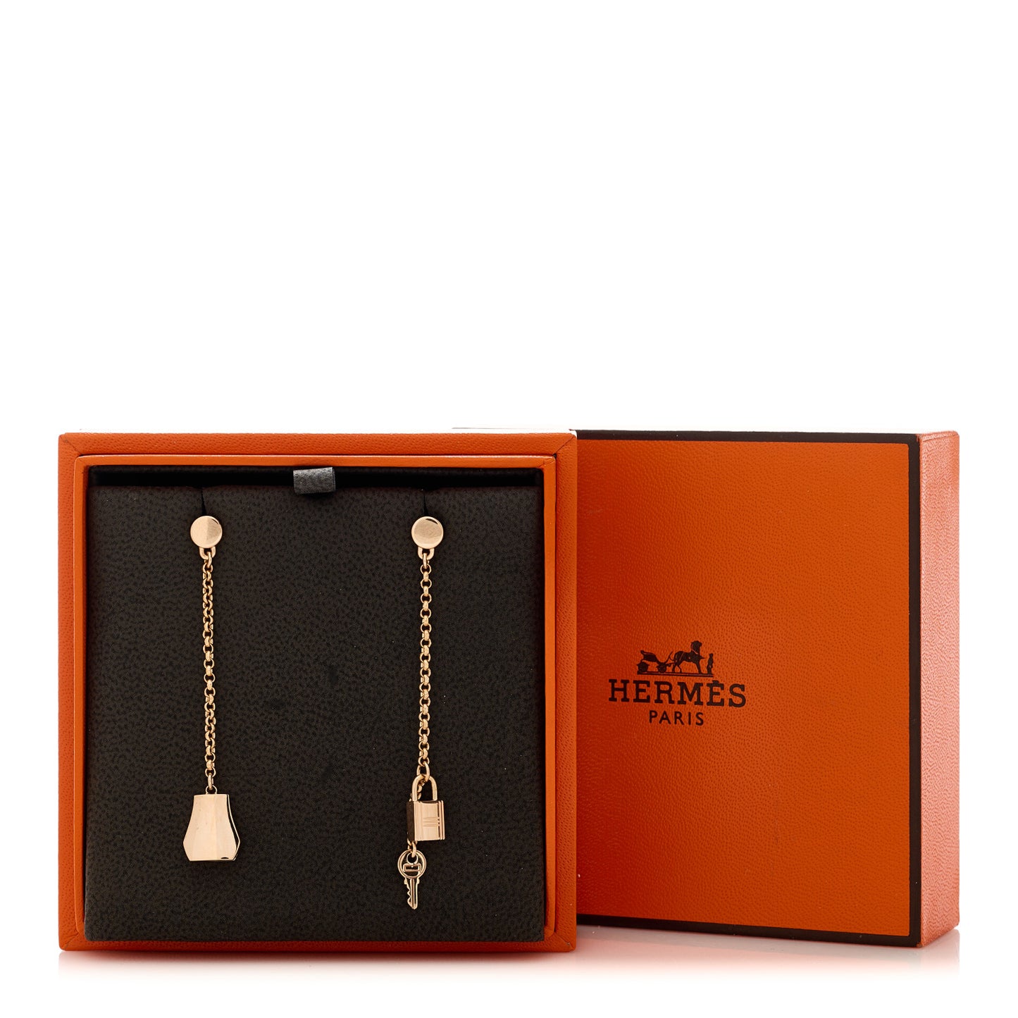 18K Rose Gold Kelly Clochette Earrings
