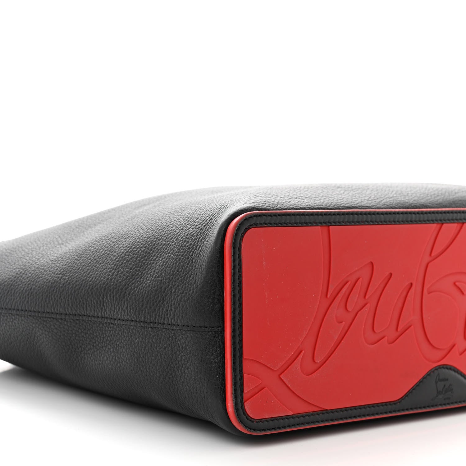 Christian Louboutin Calfskin Empire Spikes Small East West Cabata Tote Black 9 of 11