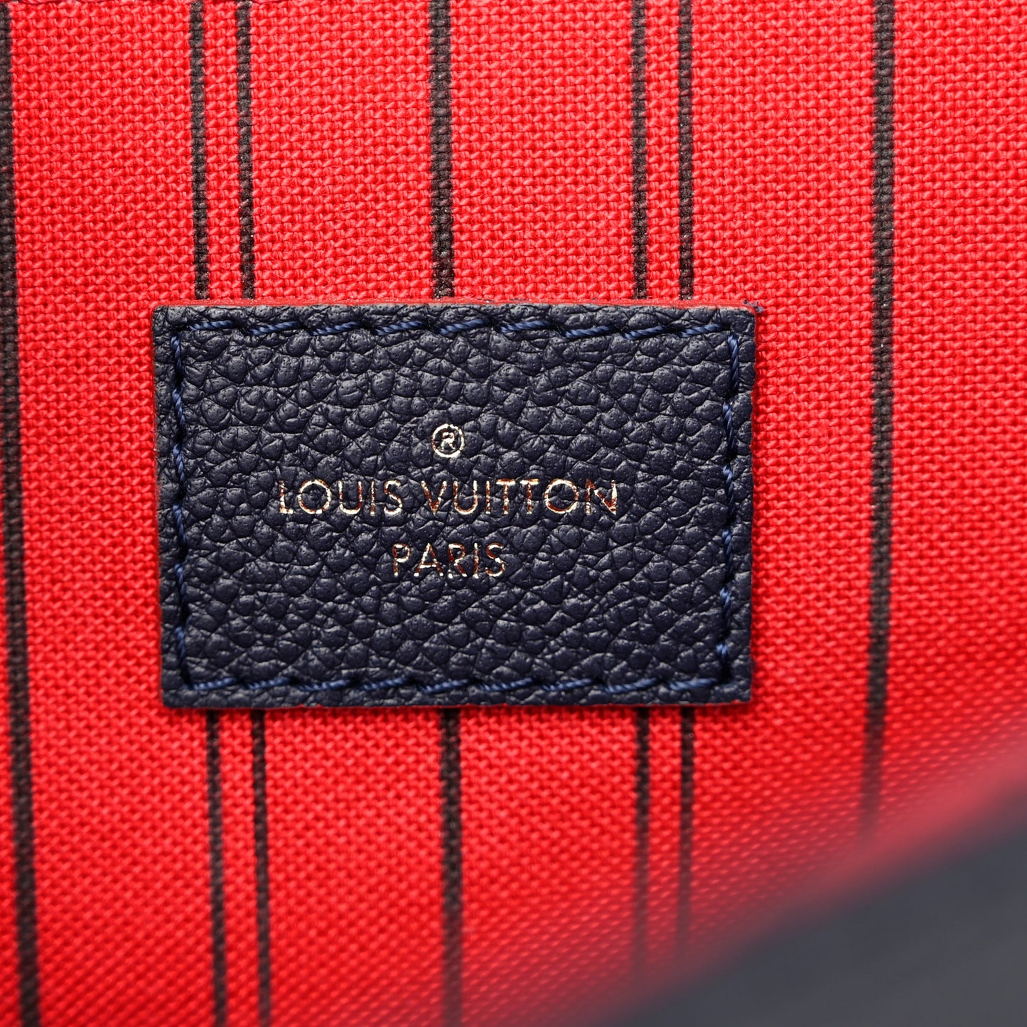 Empreinte Pochette Metis Marine Rouge