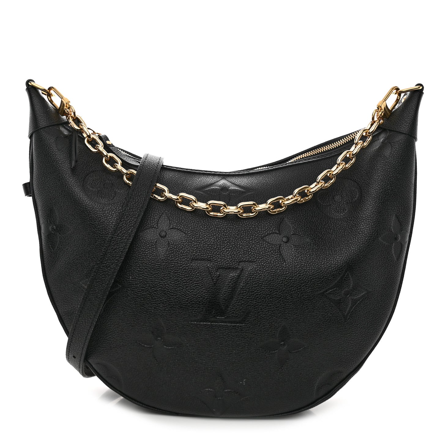 Empreinte Monogram Giant Loop Hobo Black