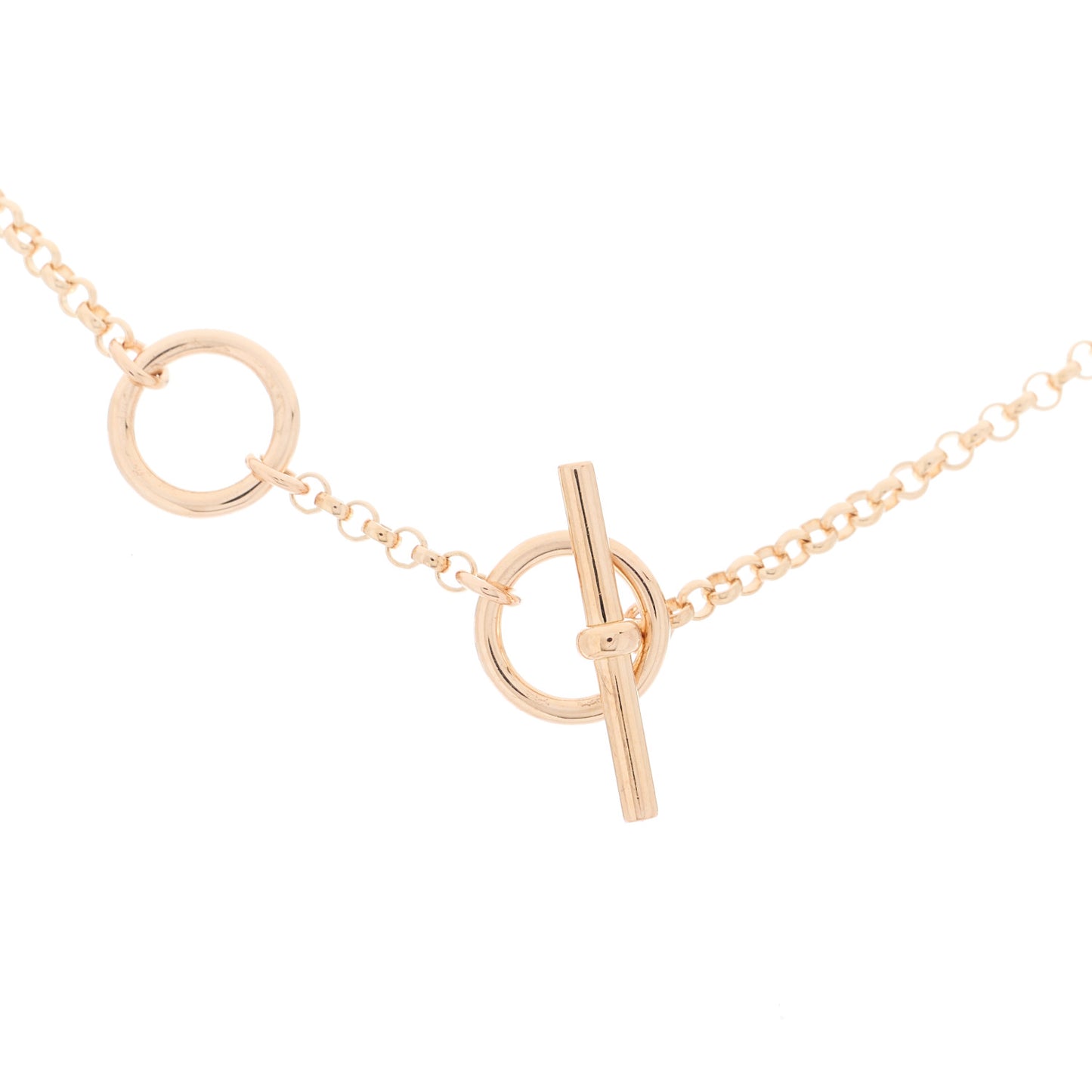 18K Rose Gold Diamond Gambade Pendant Necklace