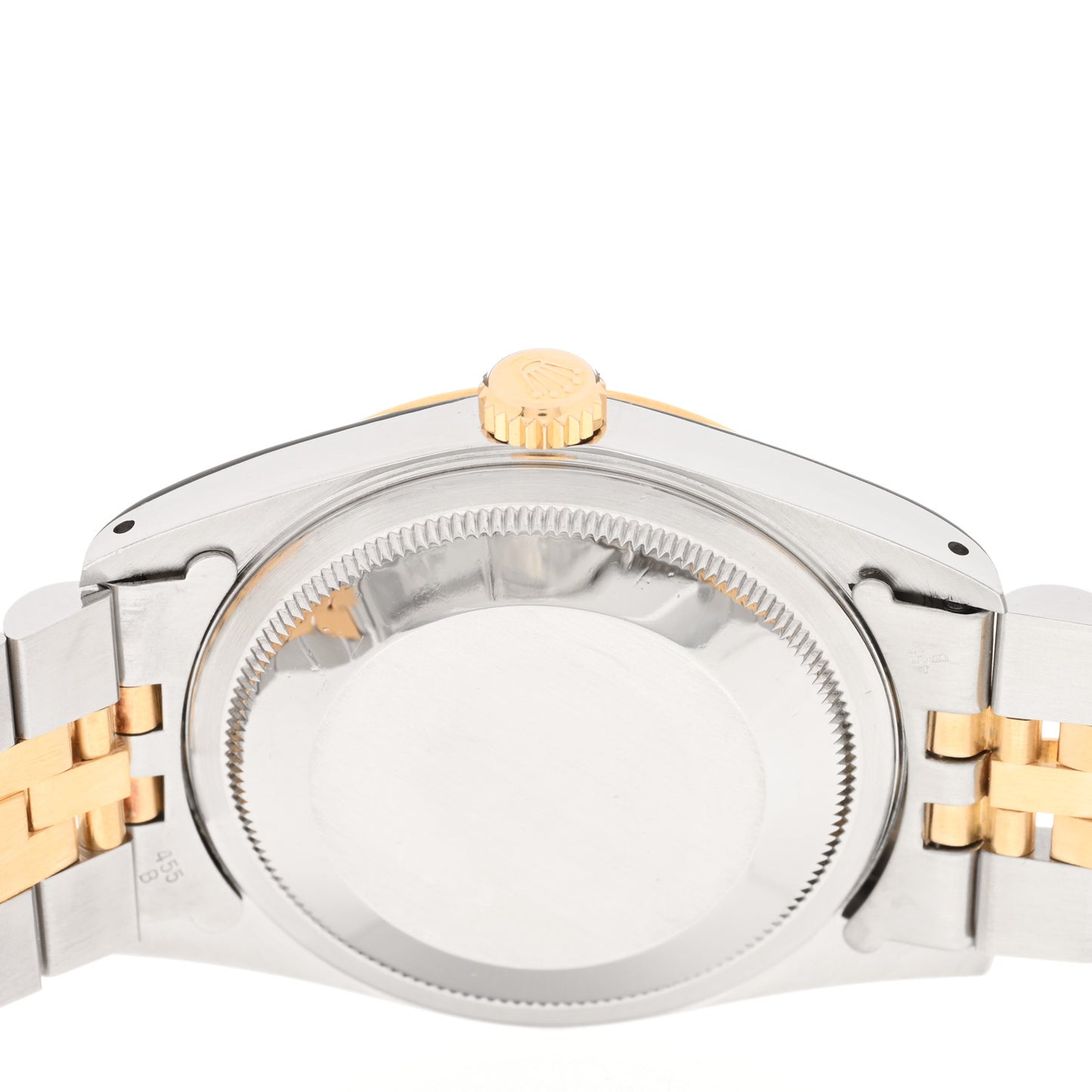 Stainless Steel 18K Yellow Gold Diamond 36mm Oyster Perpetual Datejust Watch Champagne 16233