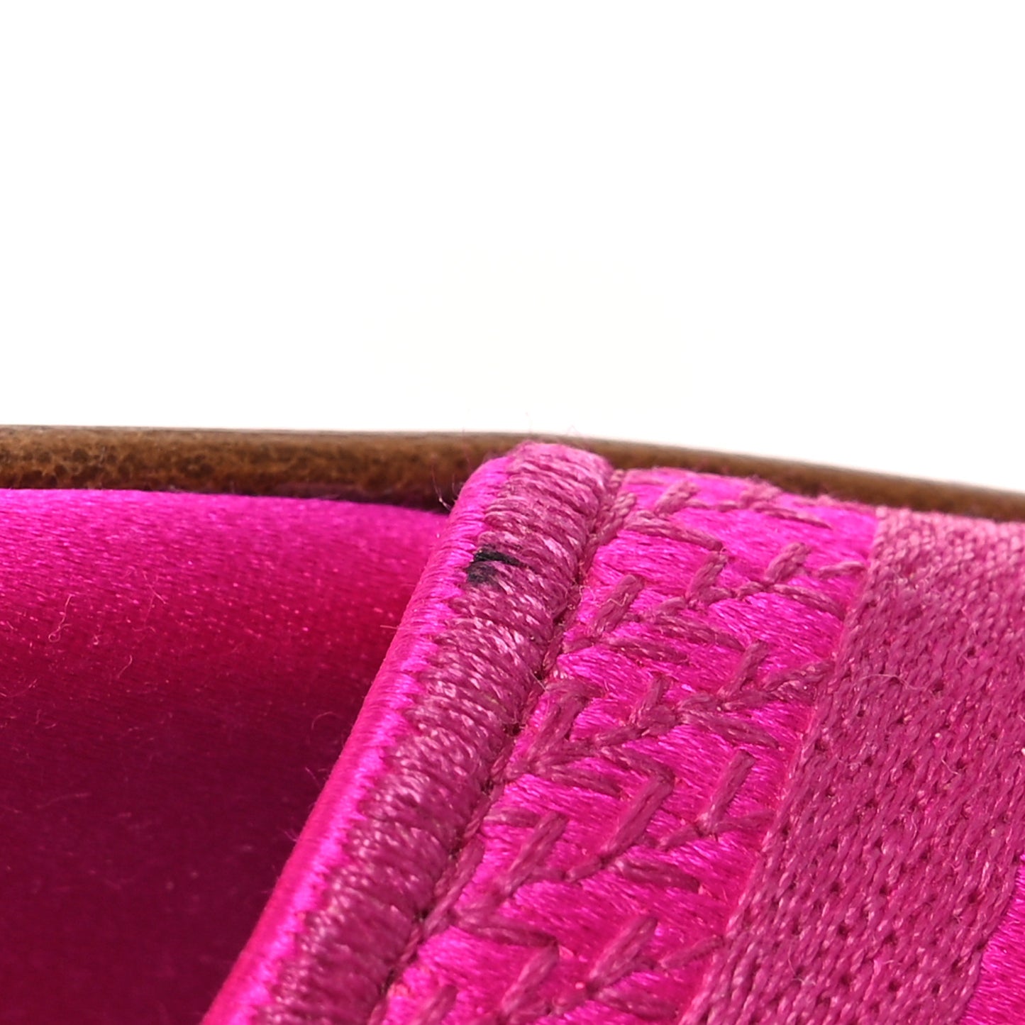 Satin Dioriviera Embroidered Dway 35mm Slide Sandals 37.5 Rani Pink